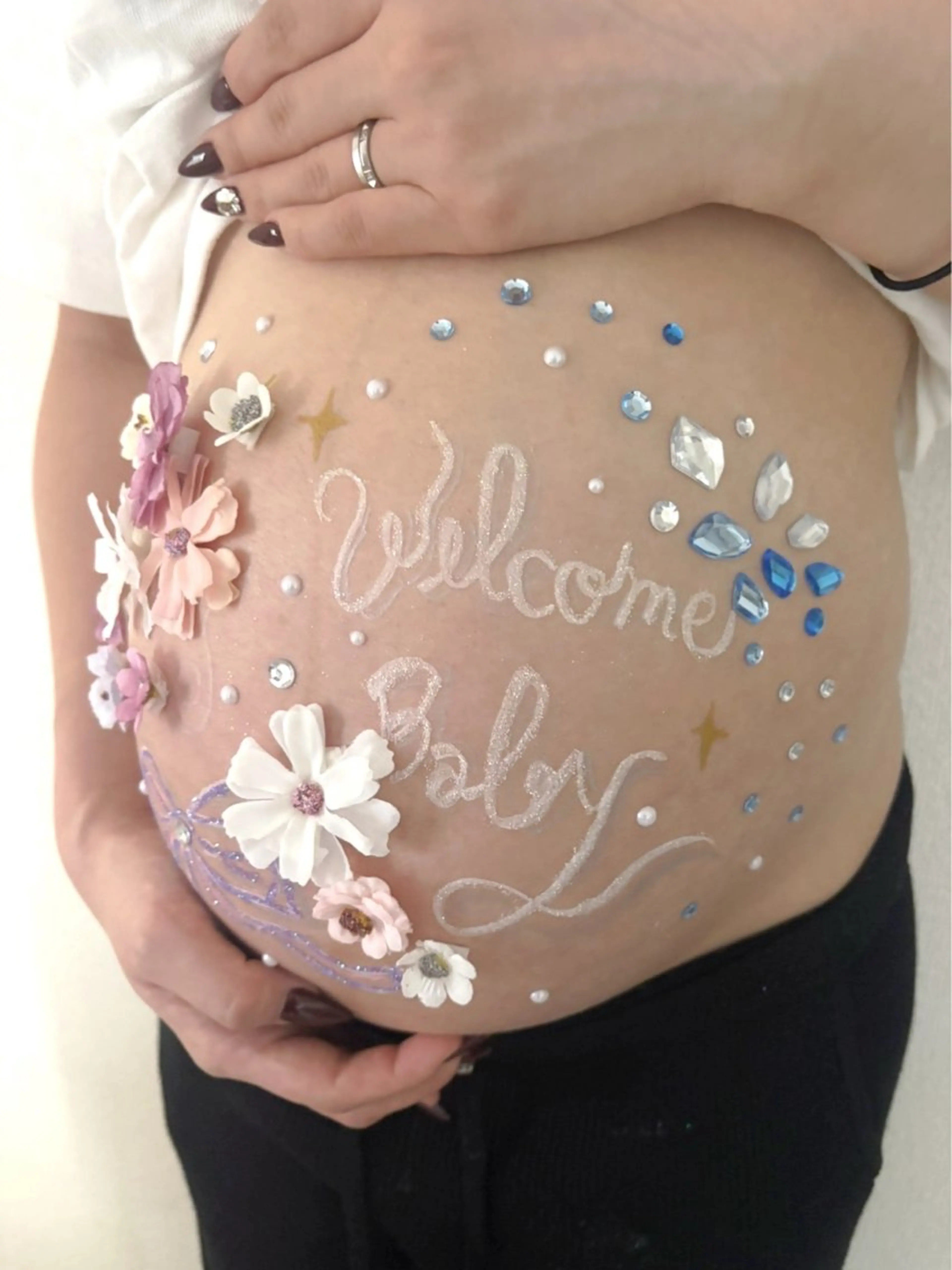 Aulu'bネイル ボディージュエリーのネイルデザイン