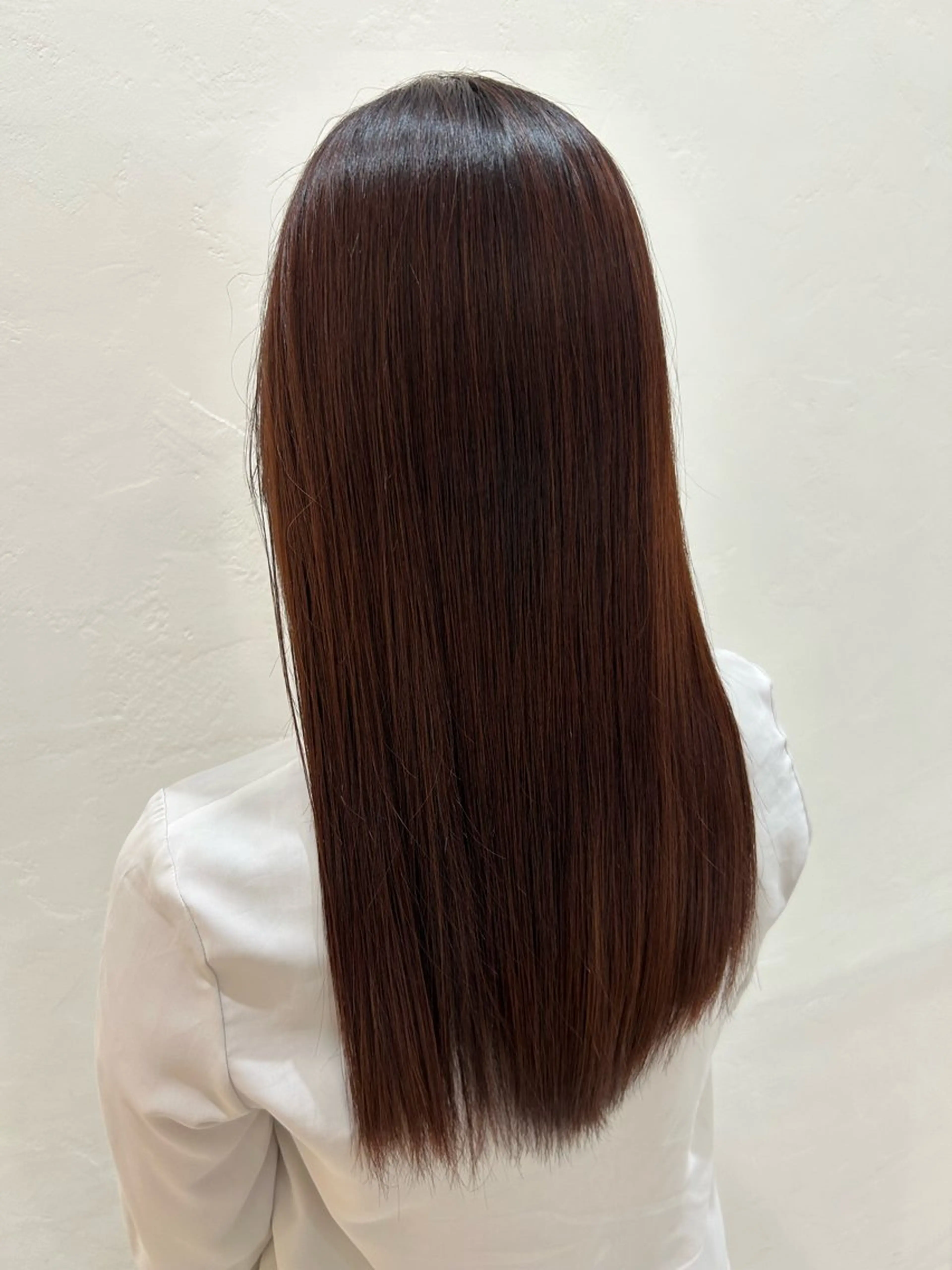 ロング カラー ブラウンカラー レッドカラー ヘアカラー レイヤー/流行りヘア 🤲MIREI🤲のヘアスタイル