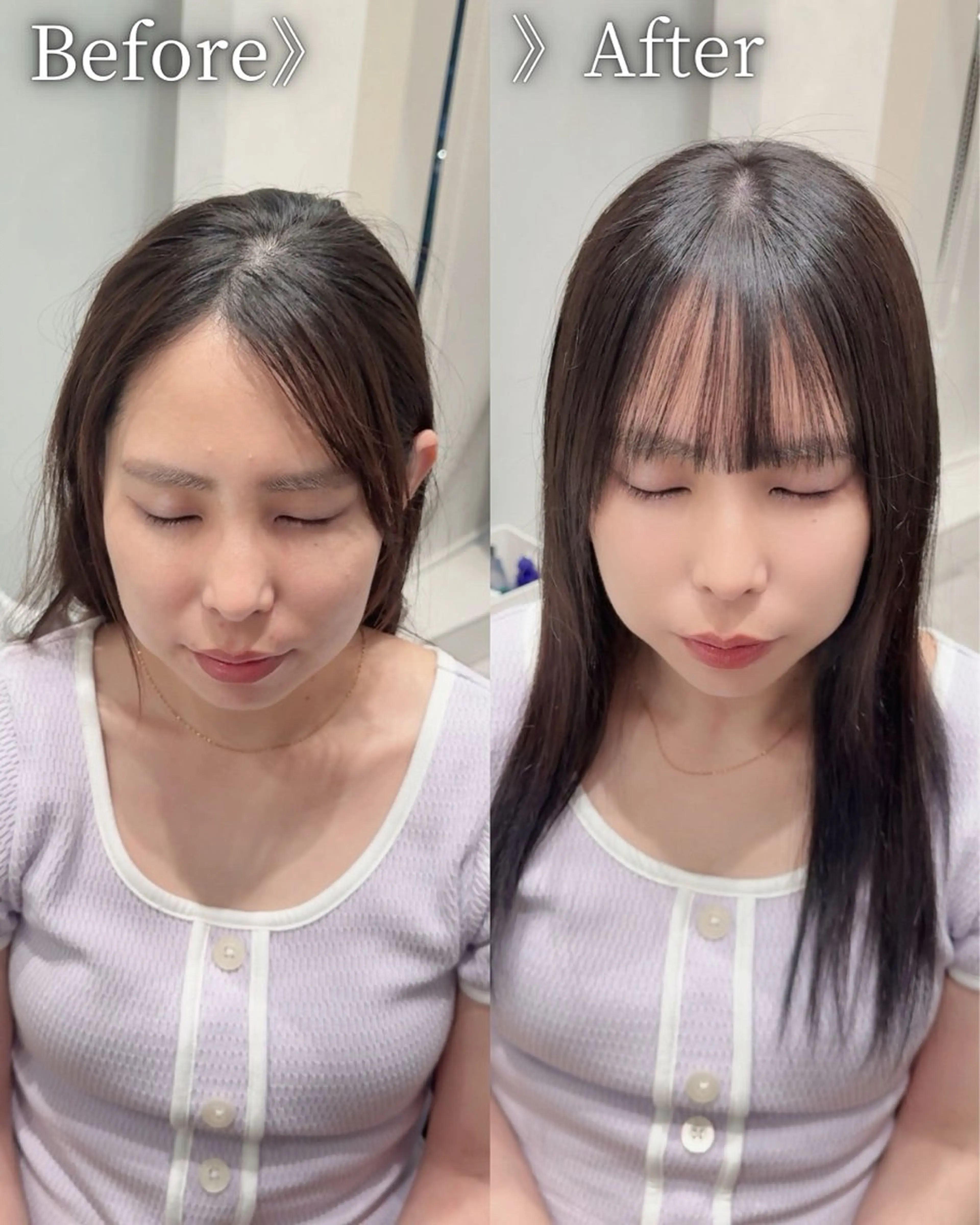 セミロング 縮毛矯正 トリートメント ゴートゥデイシェアサロン原宿vita所属・縮毛矯正クロスパーマ 益子達也のヘアスタイル