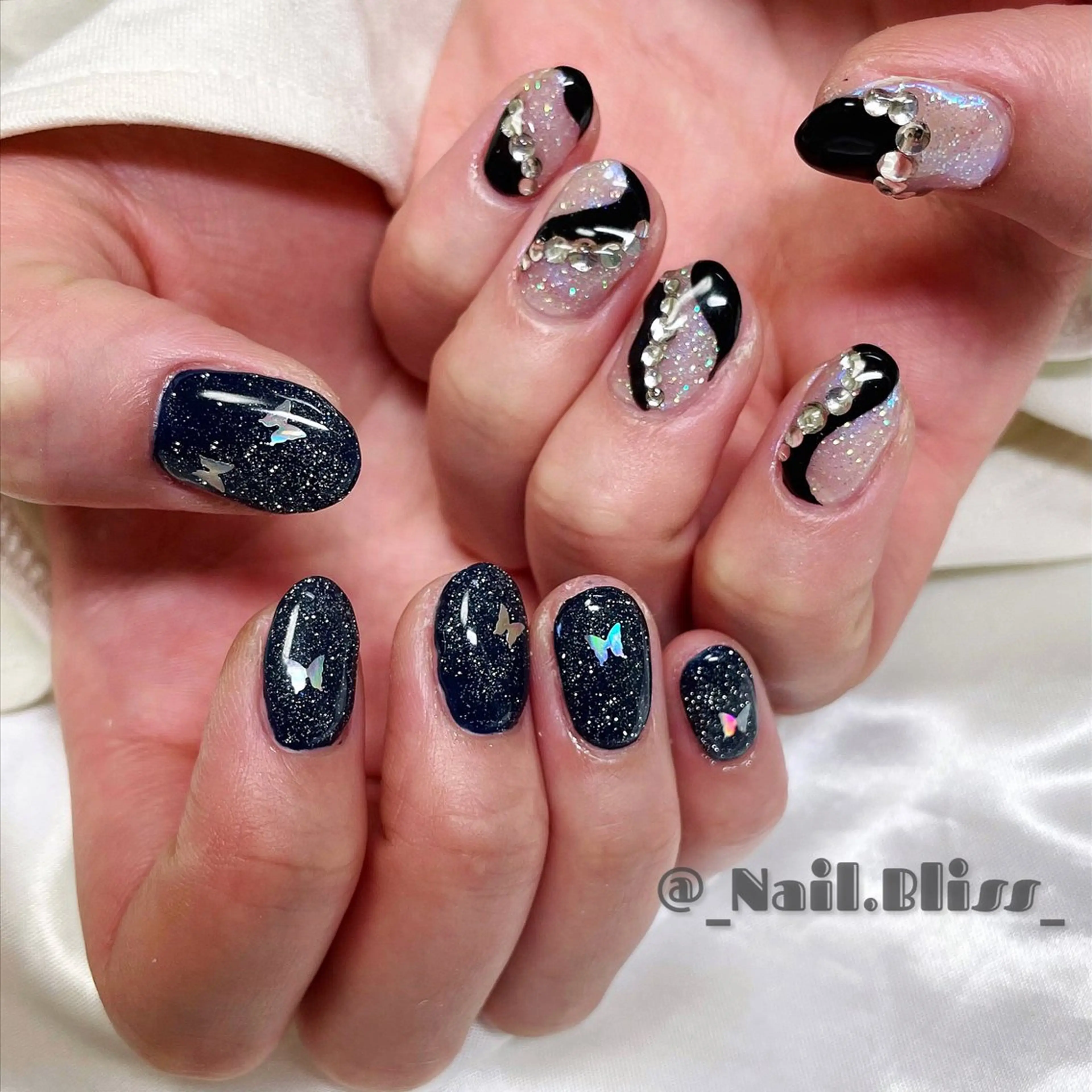 ネイル フラッシュネイル ハンドネイル NAIL BLISSのネイルデザイン