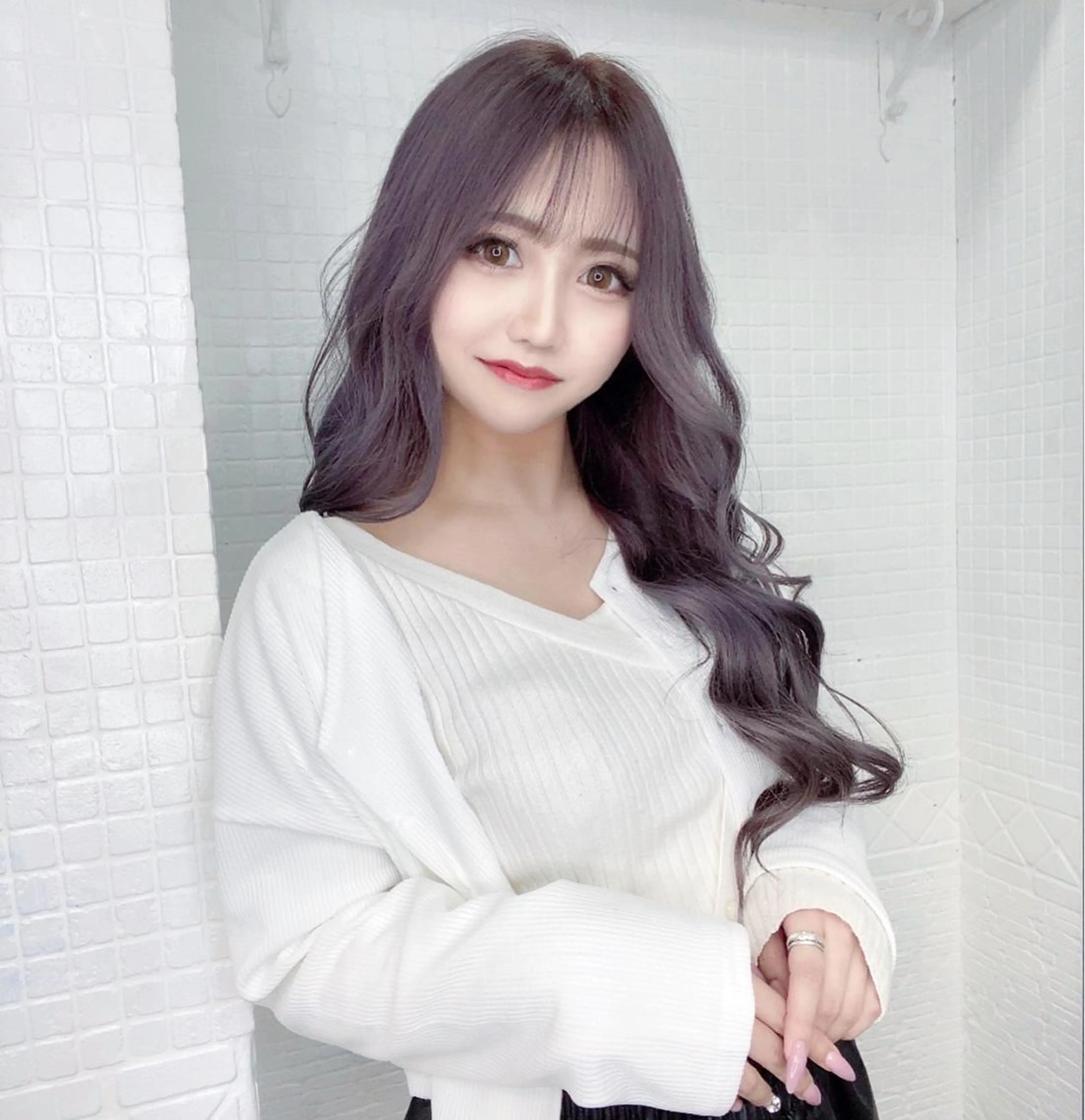 ロング カラー ヘアカラー ANKH CROSS 🦋mako🦋のヘアスタイル