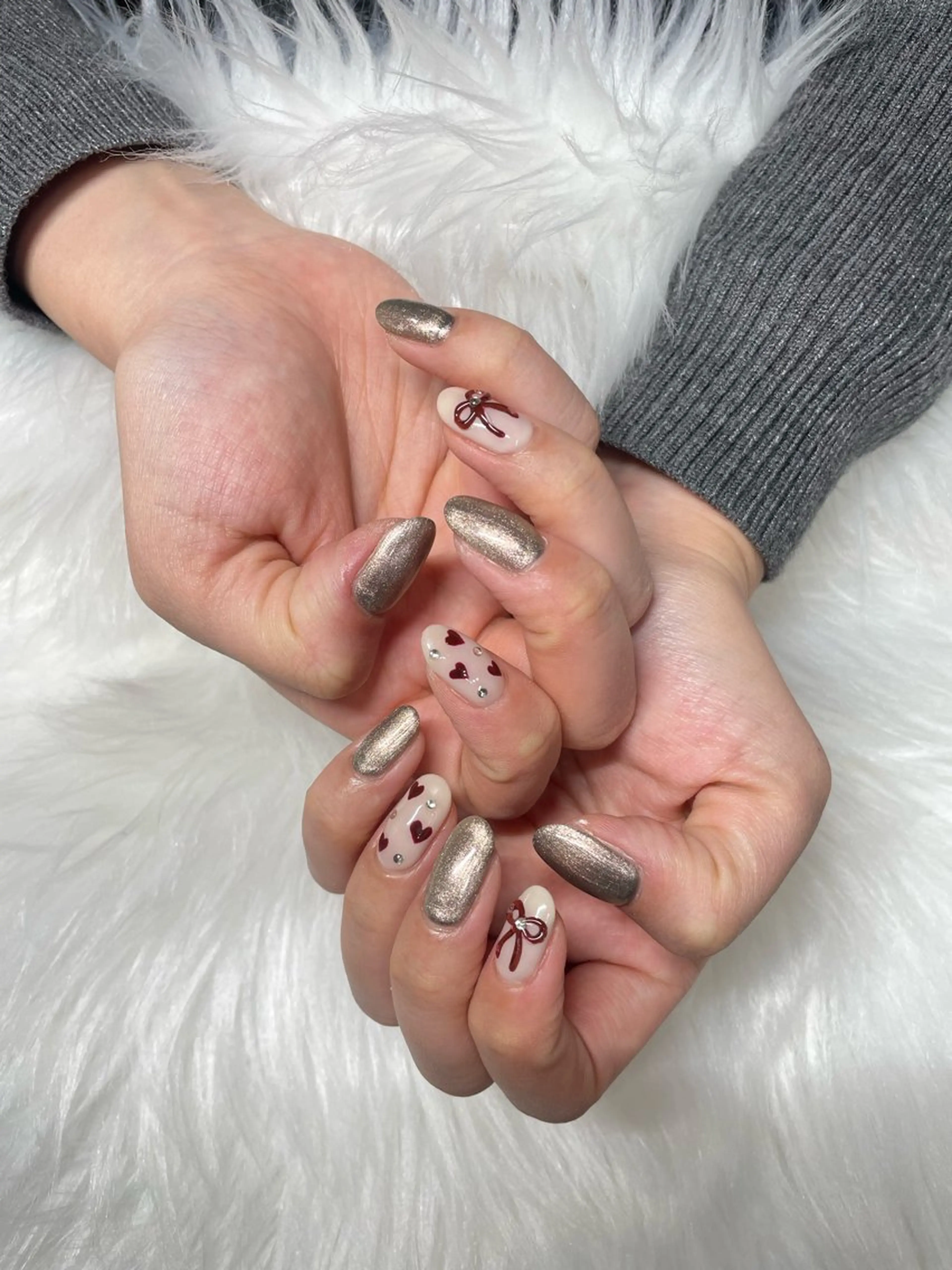 ネイル ハンドネイル オーロラ所属・YUI nailのネイルデザイン