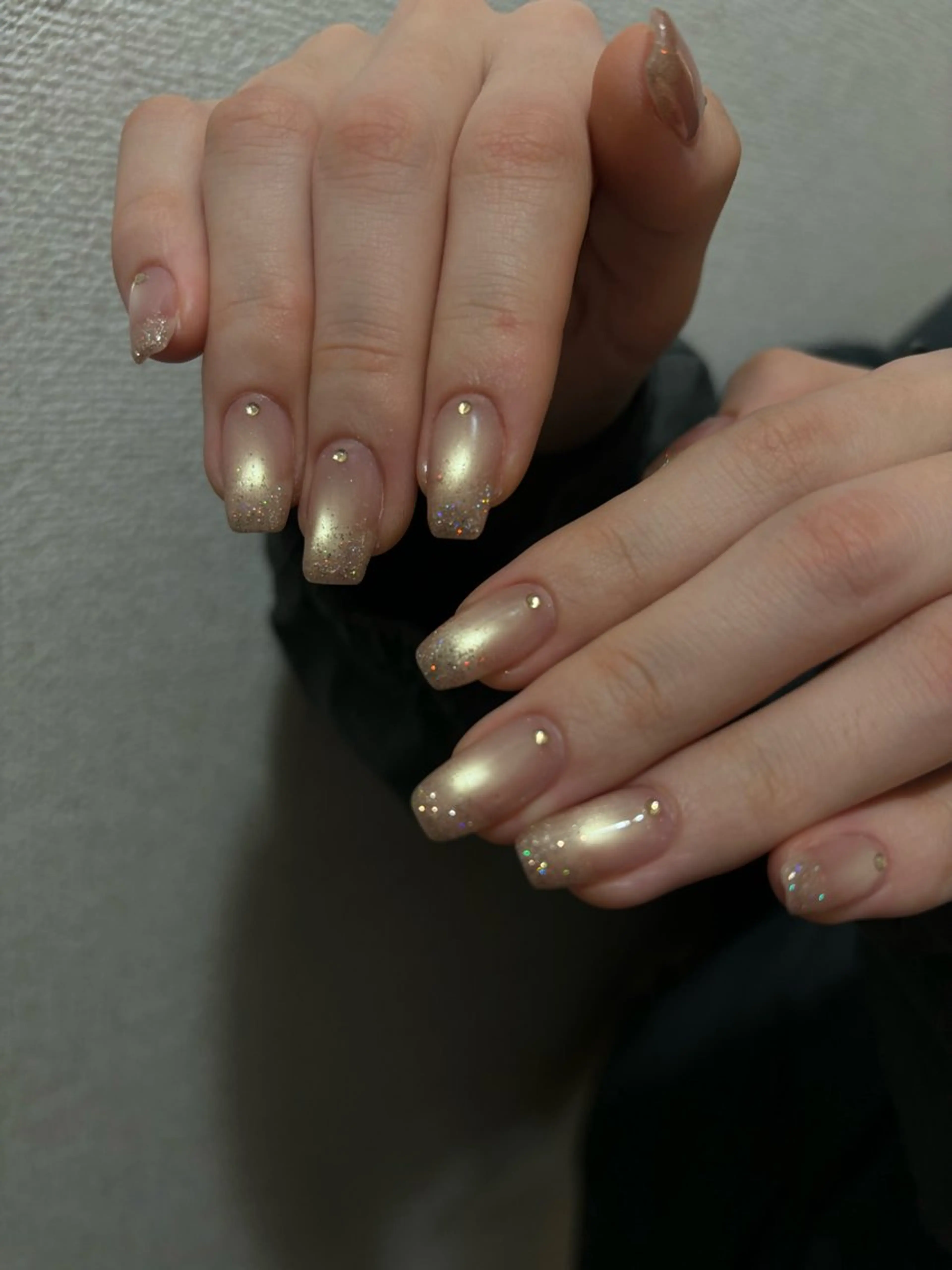 ネイル ラメ(グリッター) ラメグラデーション ハンドネイル nail salon Howdyのネイルデザイン