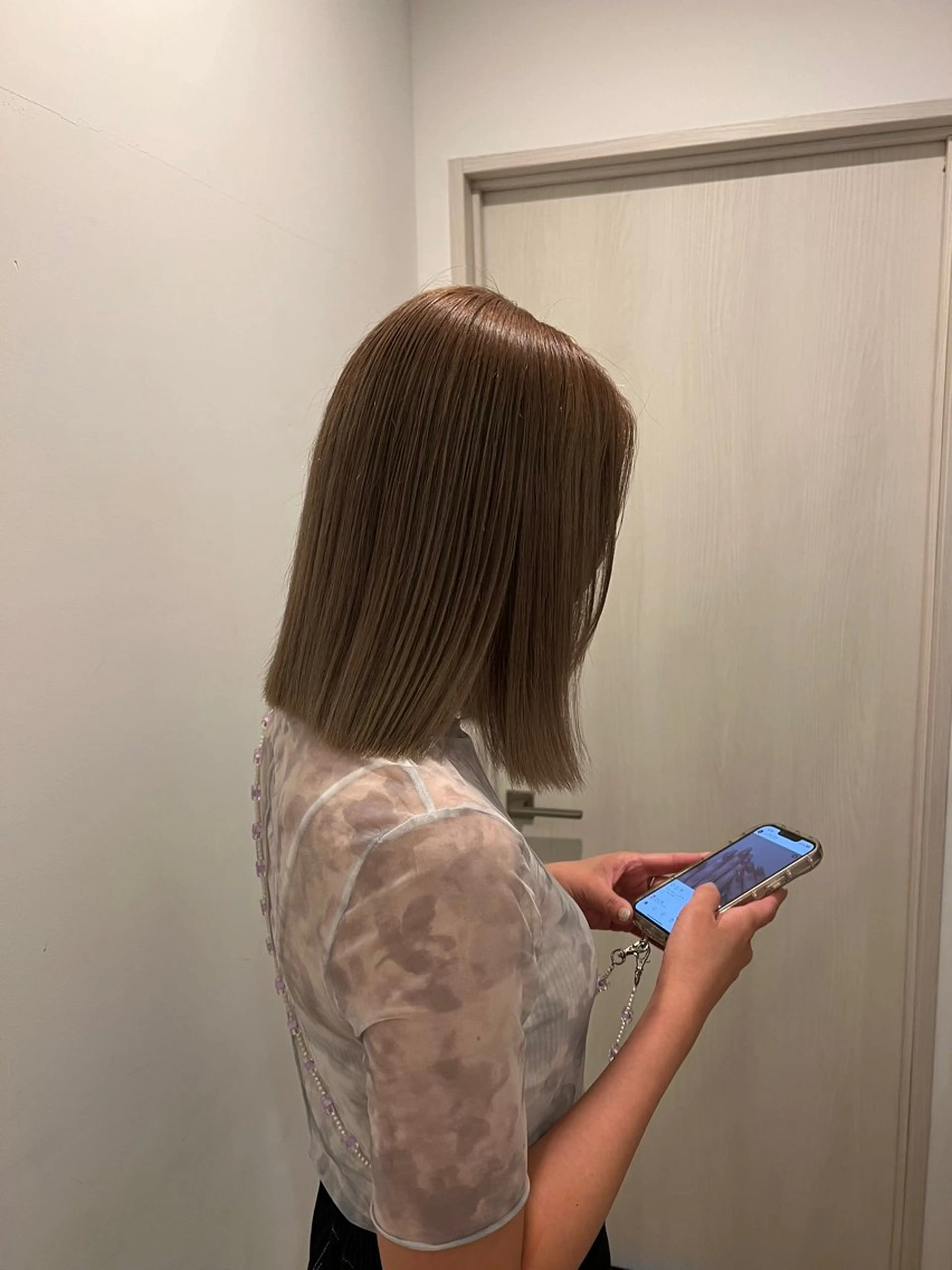 ミディアム 宮内大輔 /髪質改善/艶カラーのヘアスタイル