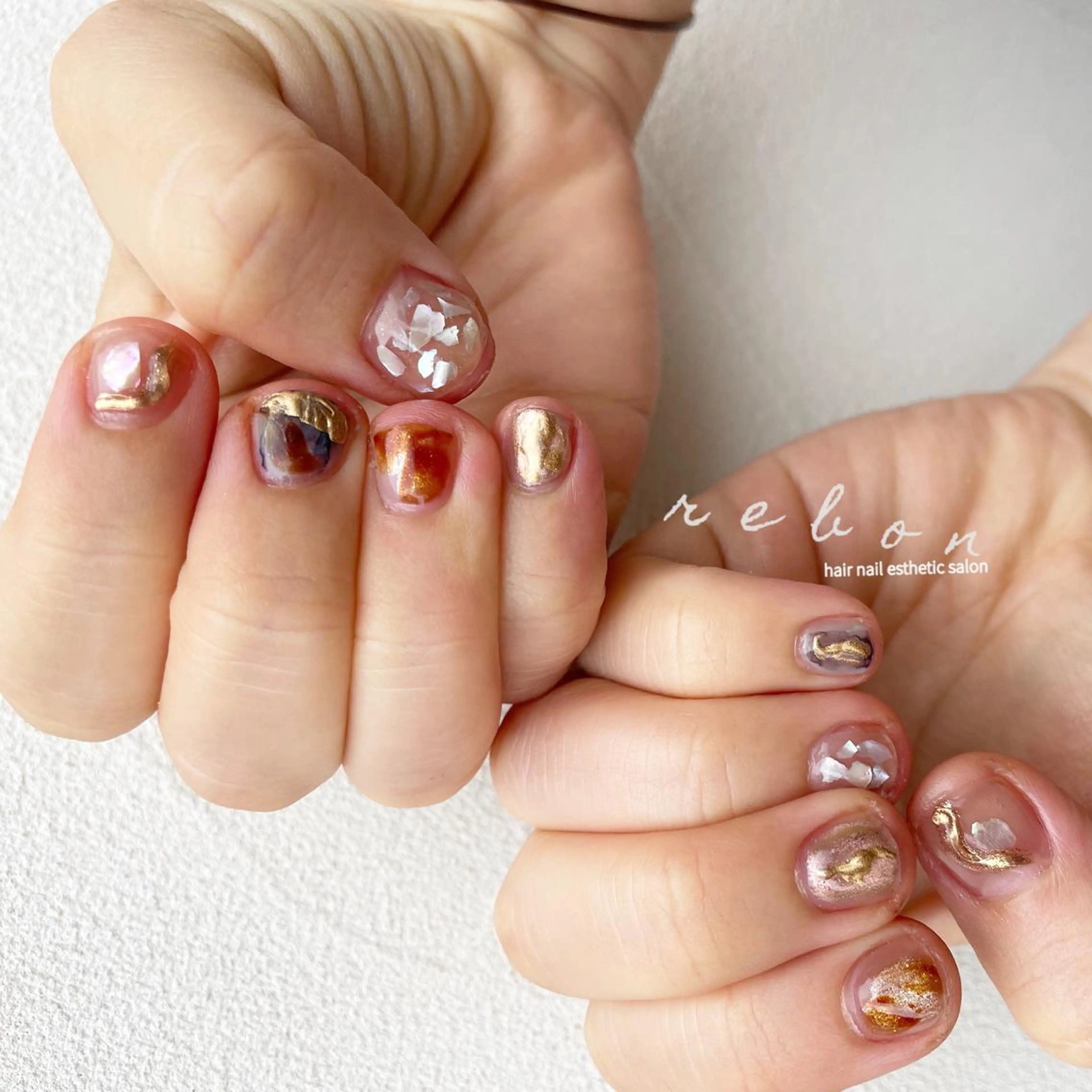 ネイル ハンドネイル フットネイル rebon＊ natsukiのネイルデザイン