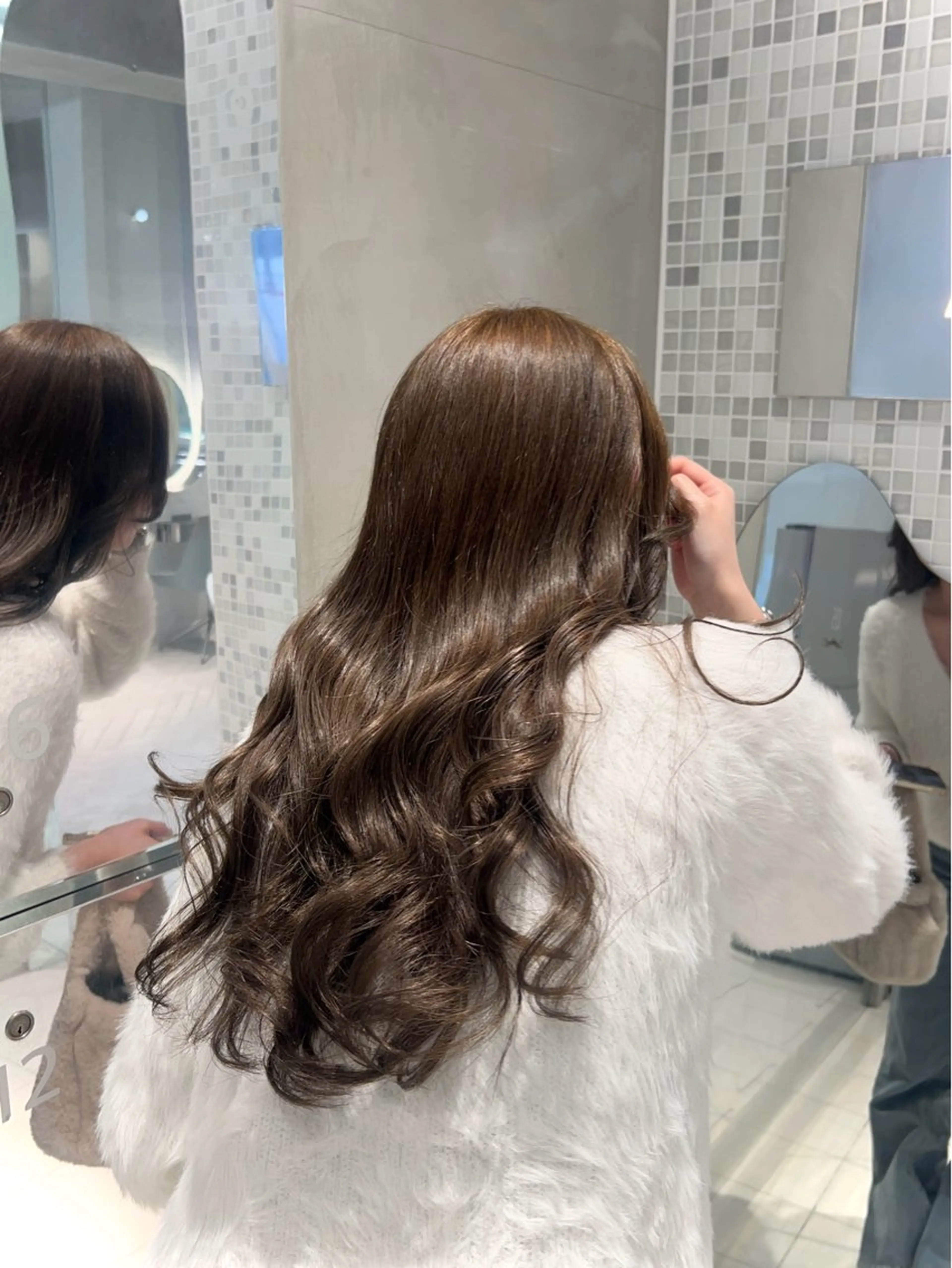 カラー ダブルカラー ヘアカラー ハイトーン/くすみ カラー seina★のヘアスタイル