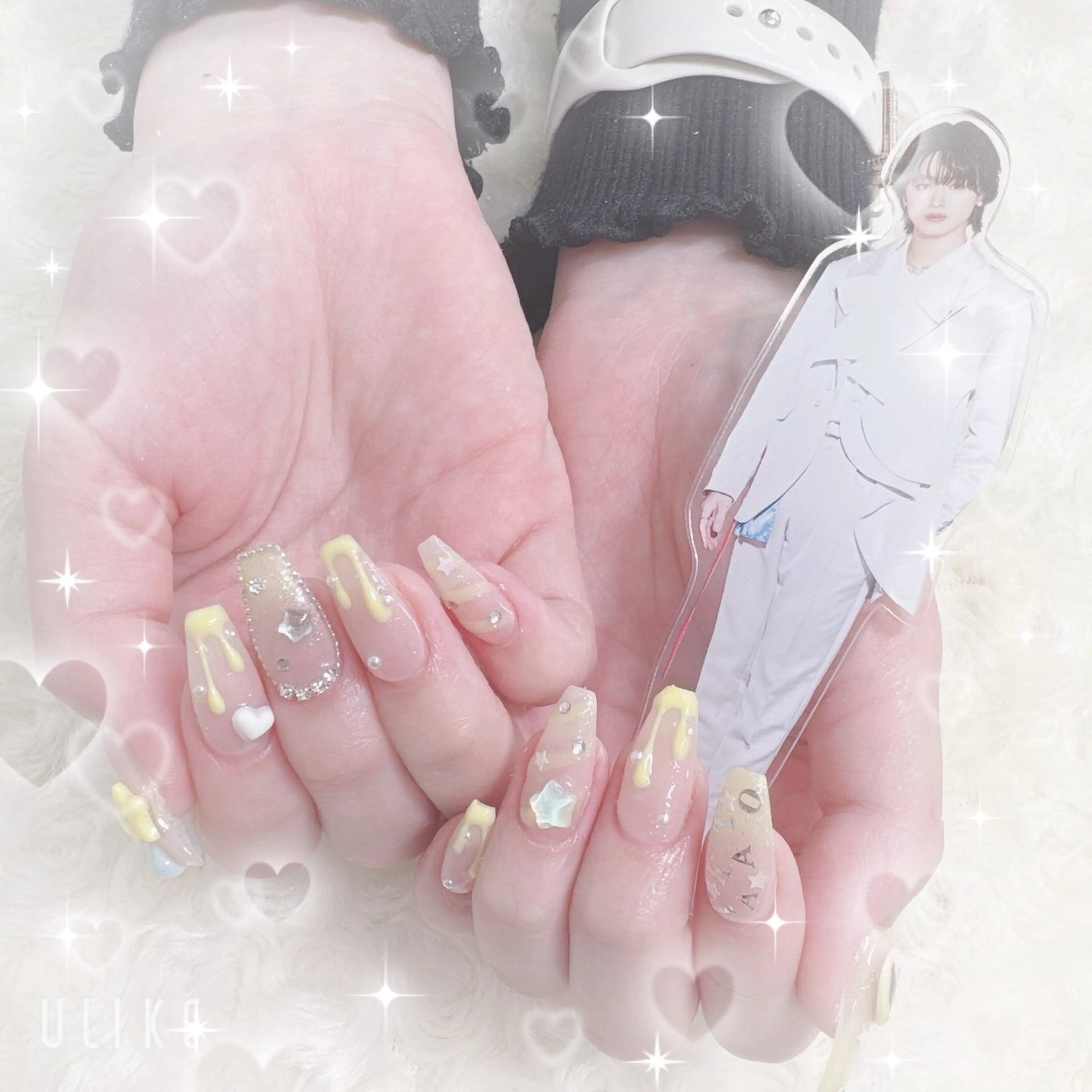 ネイル pourtoi 立川 manami⟡.·のネイルデザイン