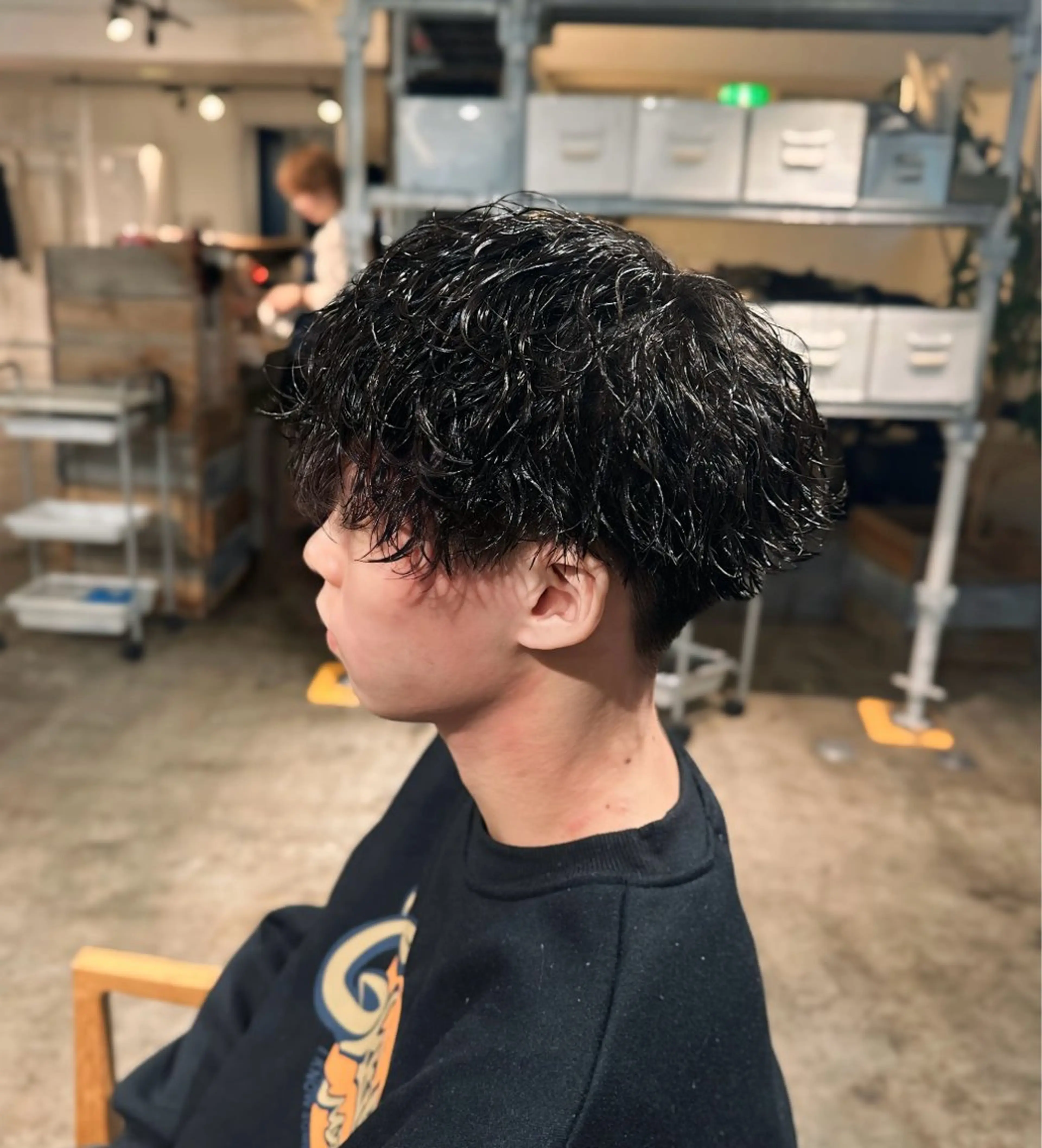 パーマ メンズ メンズパーマ 波巻きパーマ メンズパーマ 特化/中川拓也のヘアスタイル