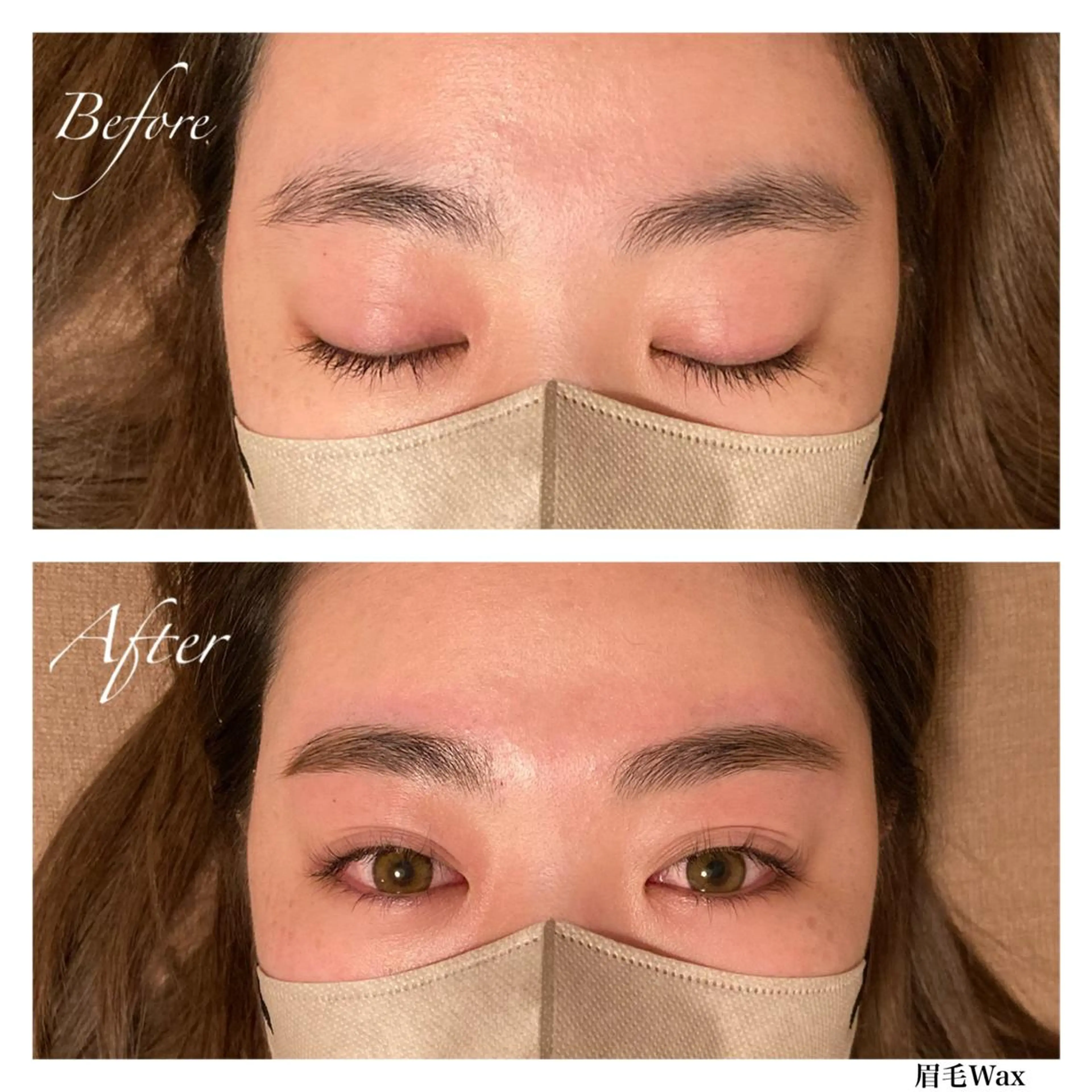 アイブロウ 眉毛ワックス脱毛 Ｂ&H所属・頭痛•肩こり専門/ 眉サロンB&H心斎橋のエステ・リラクイメージ