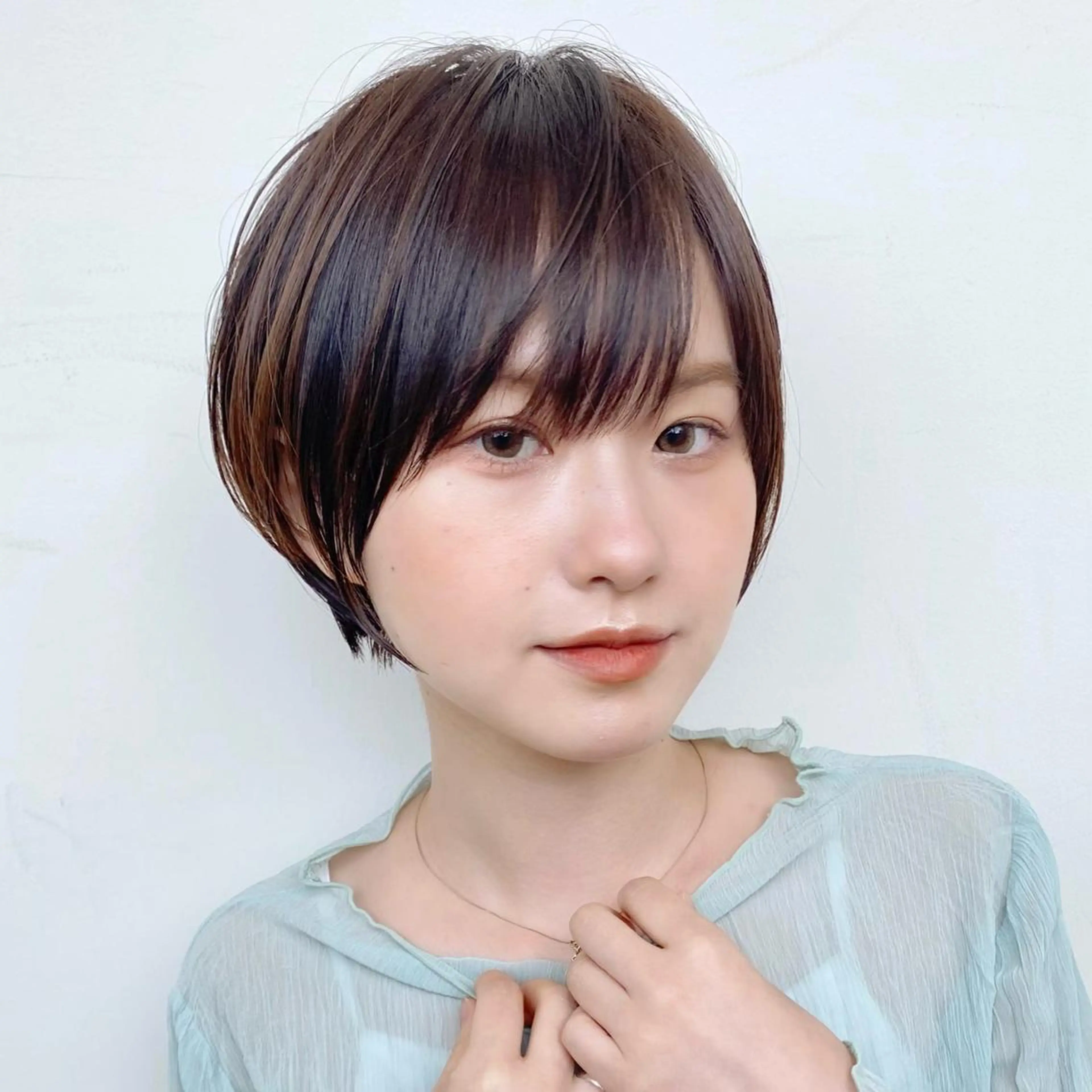 ショート カラー ヘアアレンジ maoブリーチ無し 似合わせカラーのヘアスタイル