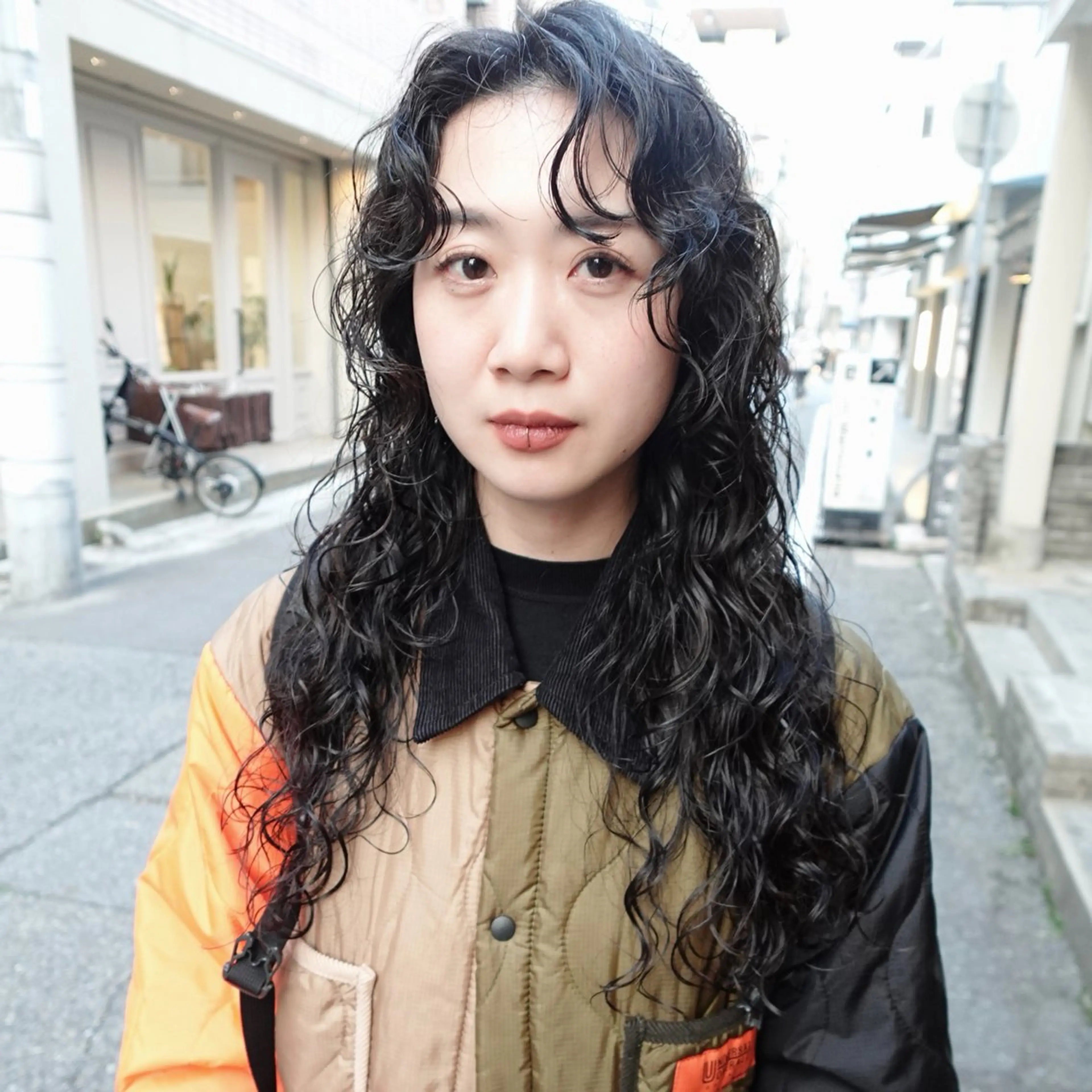 ロング パーマ ロング ニュアンスパーマ カット パーマ トリートメント 水原波津輝/ボブ /ニュアンスパーマのヘアスタイル