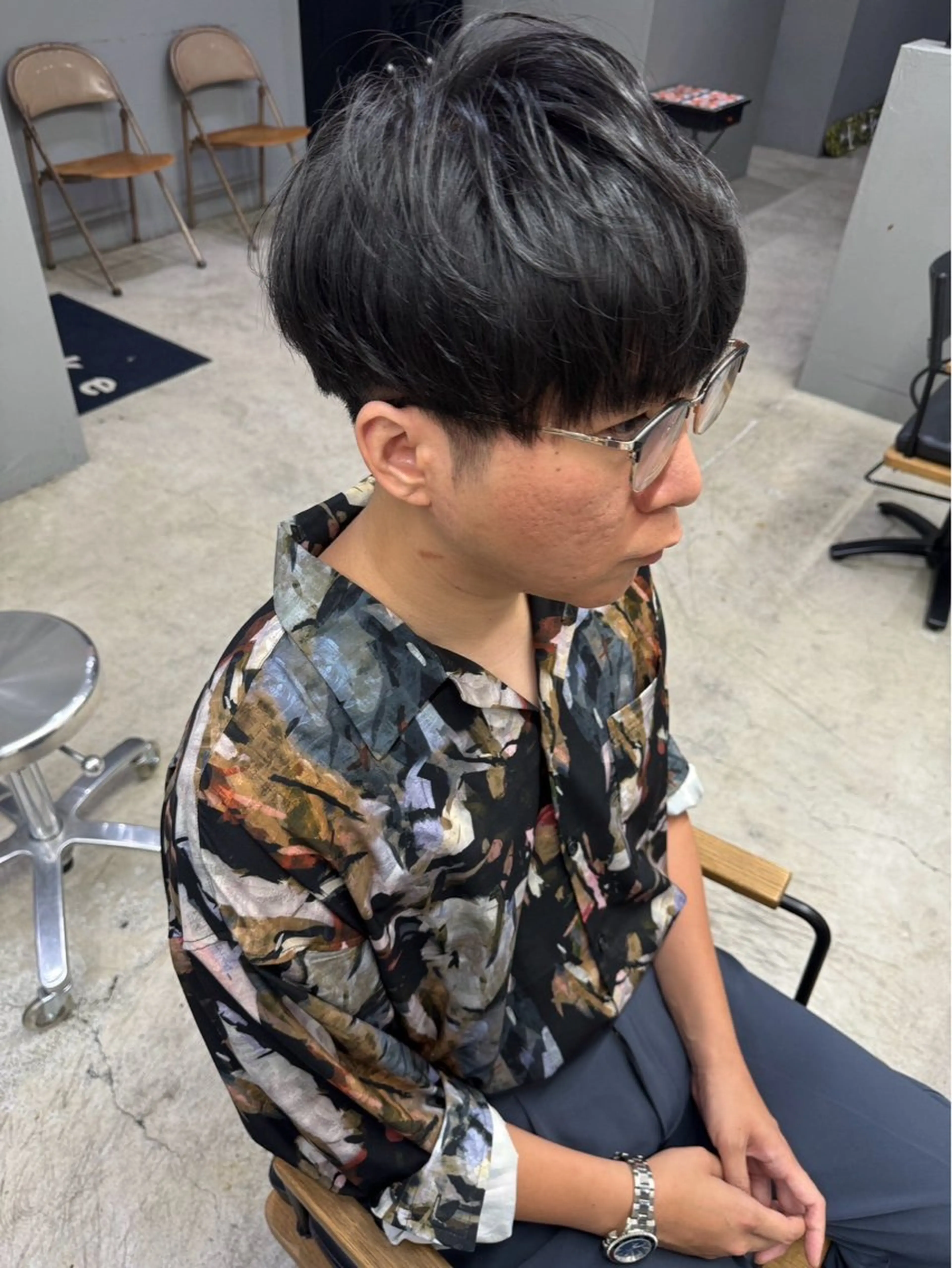 ショート パーマ メンズ メンズ専門サロン wokeのヘアスタイル