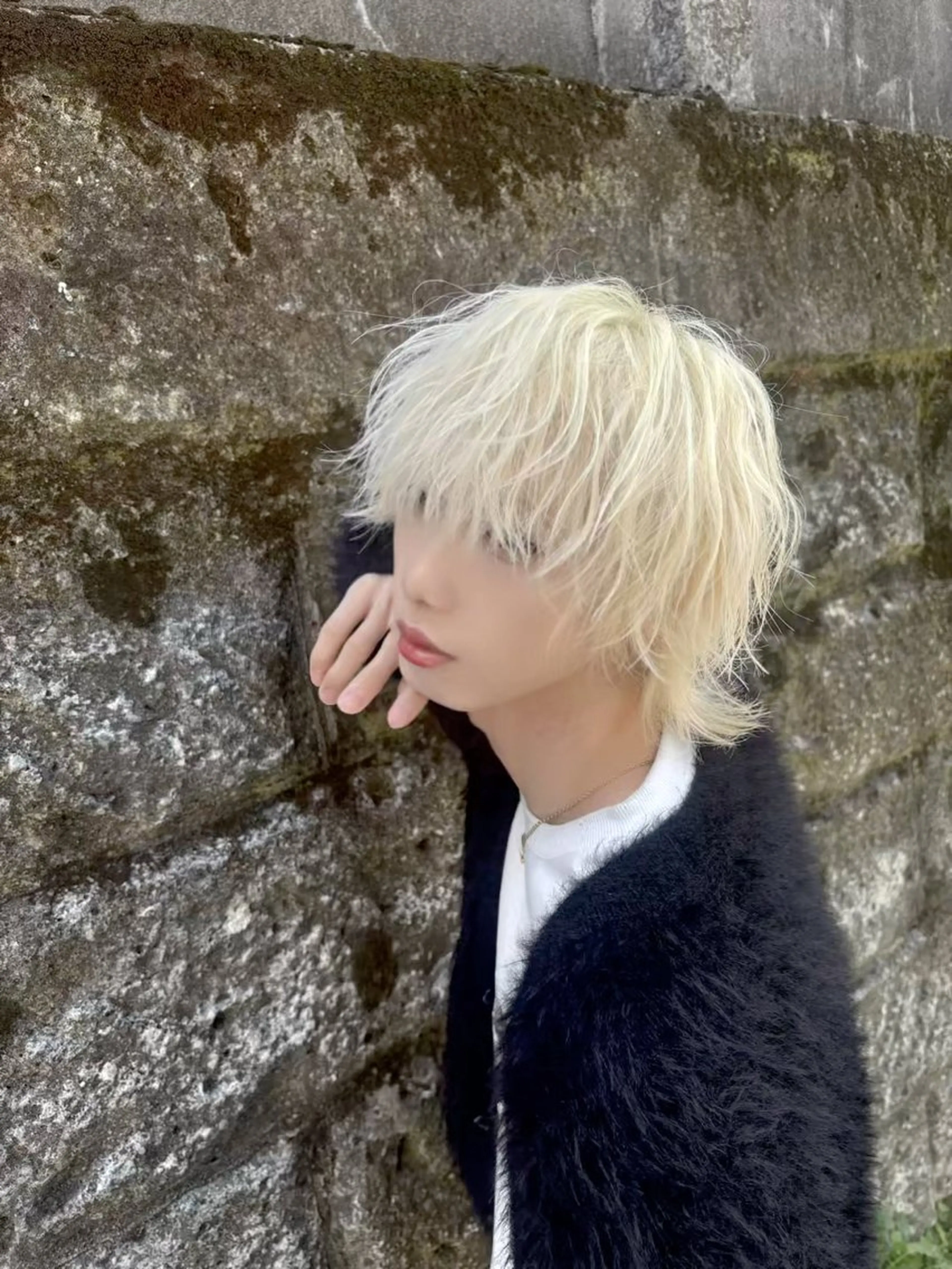 メンズ マッシュウルフ マッシュ メンズウルフカット ウルフカット sai所属・ハイトーン/ メンズカット/まひろのヘアスタイル