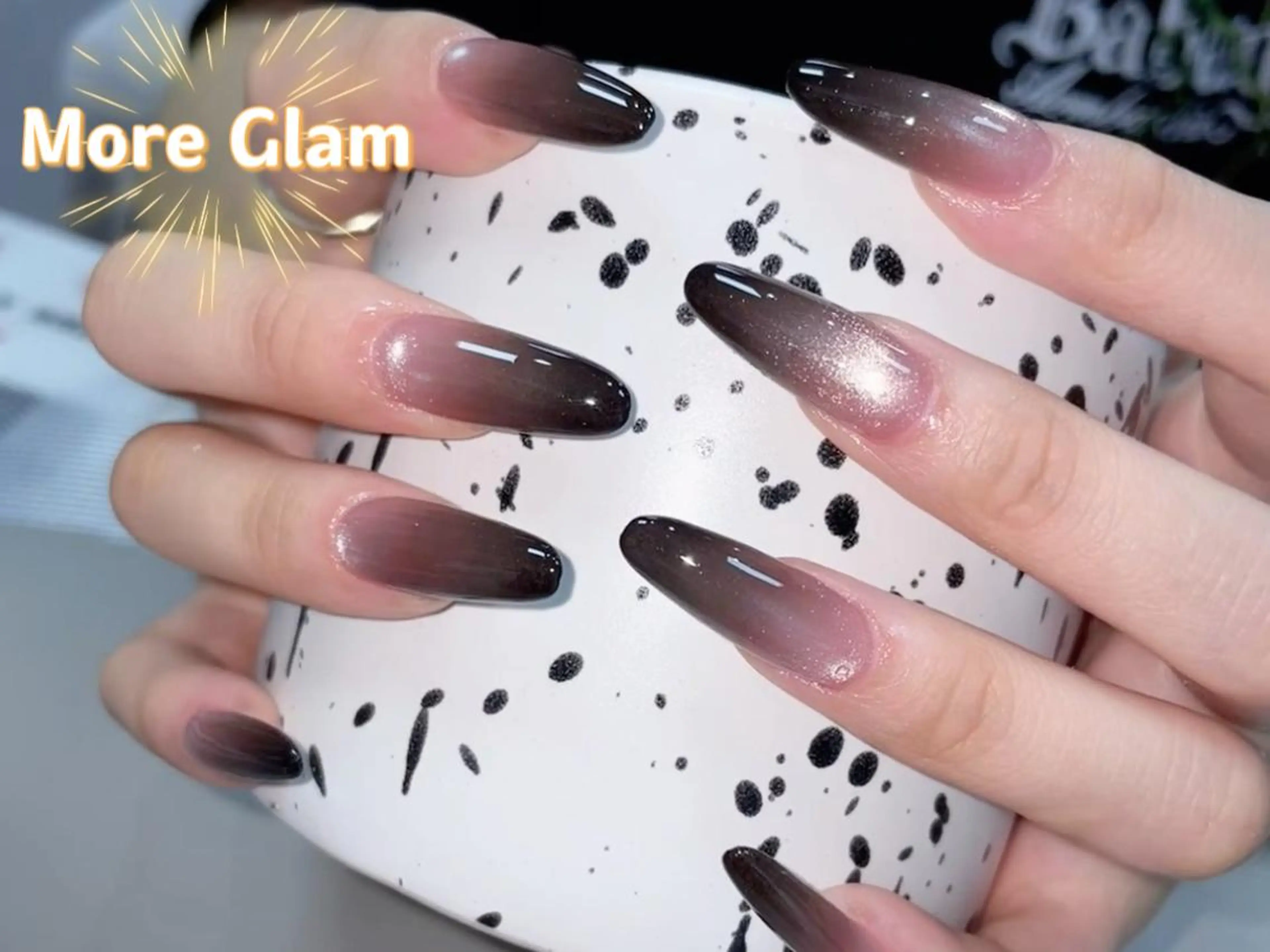 ネイル 長さ出し フットネイル フレンチネイル ジェルネイル ガラスフレンチ MoreGlam ネイルのネイルデザイン