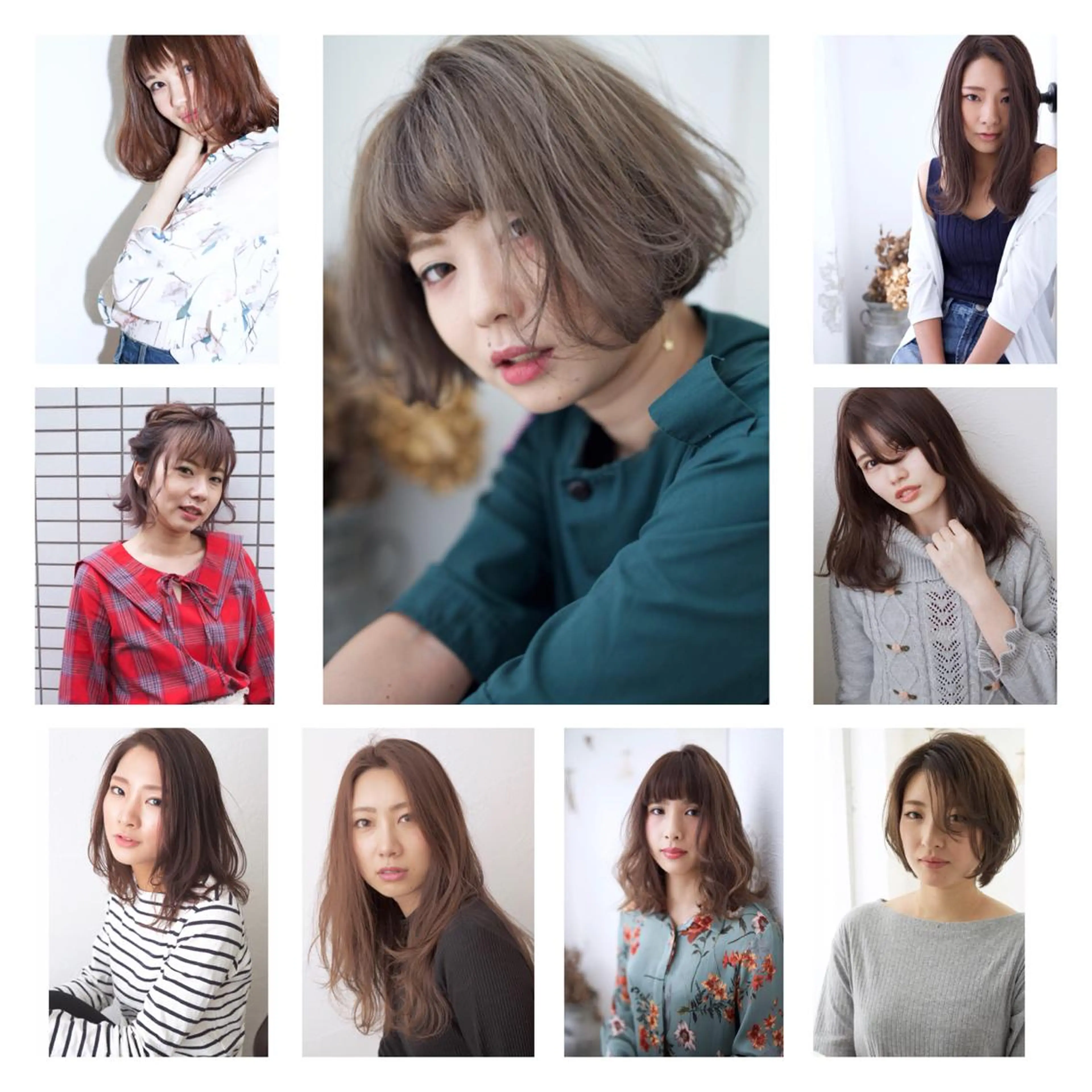 カラー fio マナミのヘアスタイル