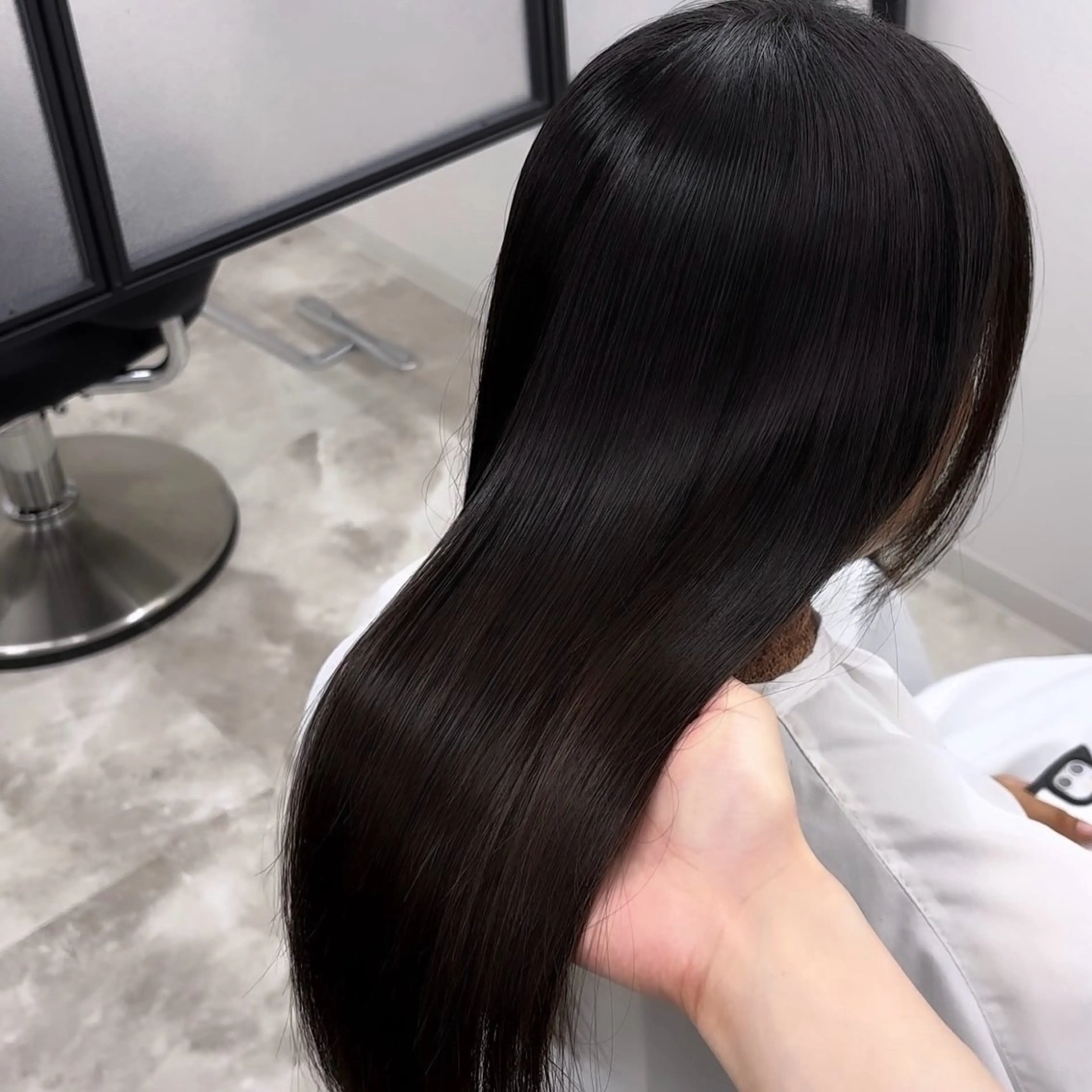 ロング 縮毛矯正 Ren. 🦋デザインカラーのヘアスタイル