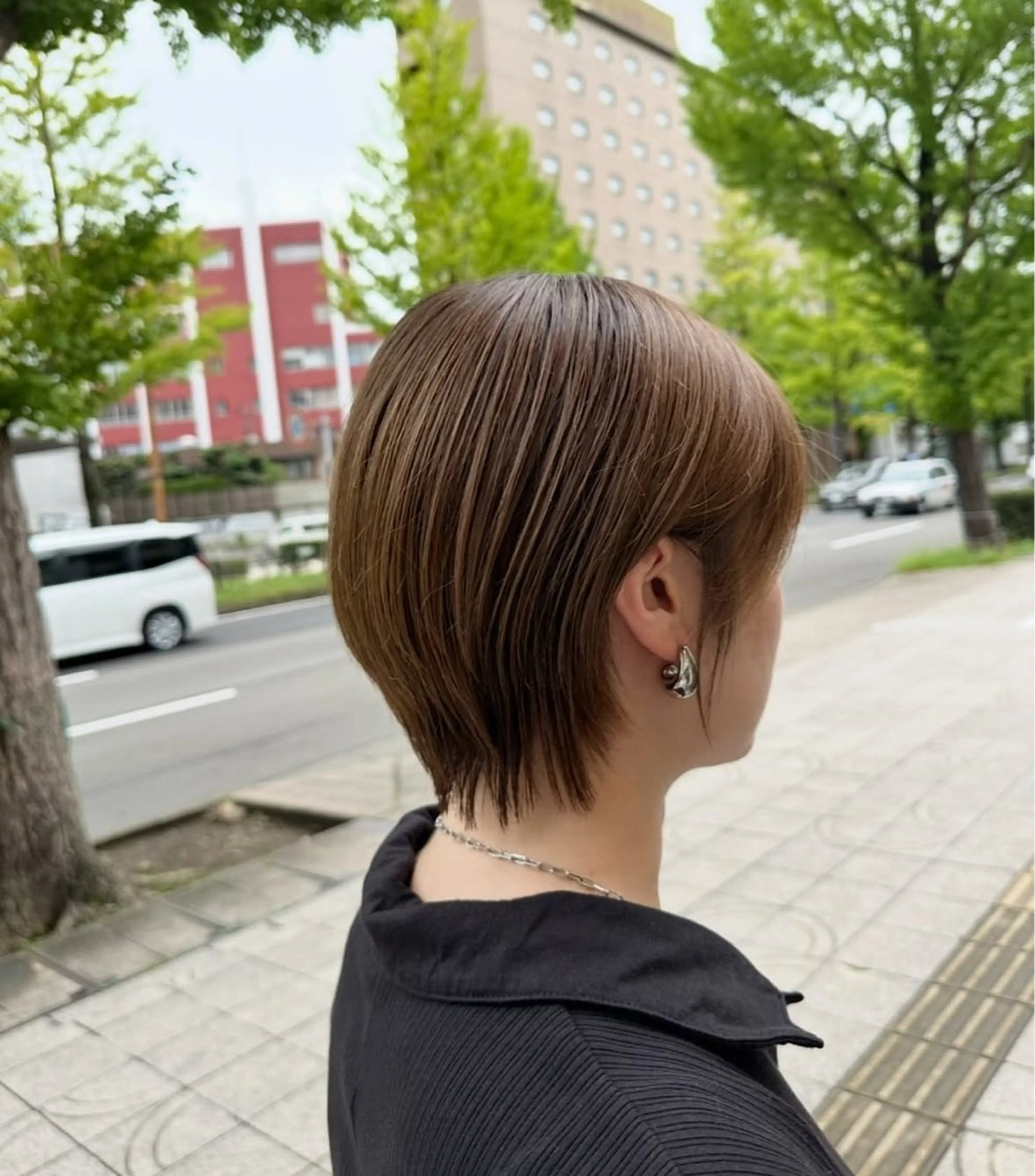 ショート ショートヘア キクチ リオのヘアスタイル