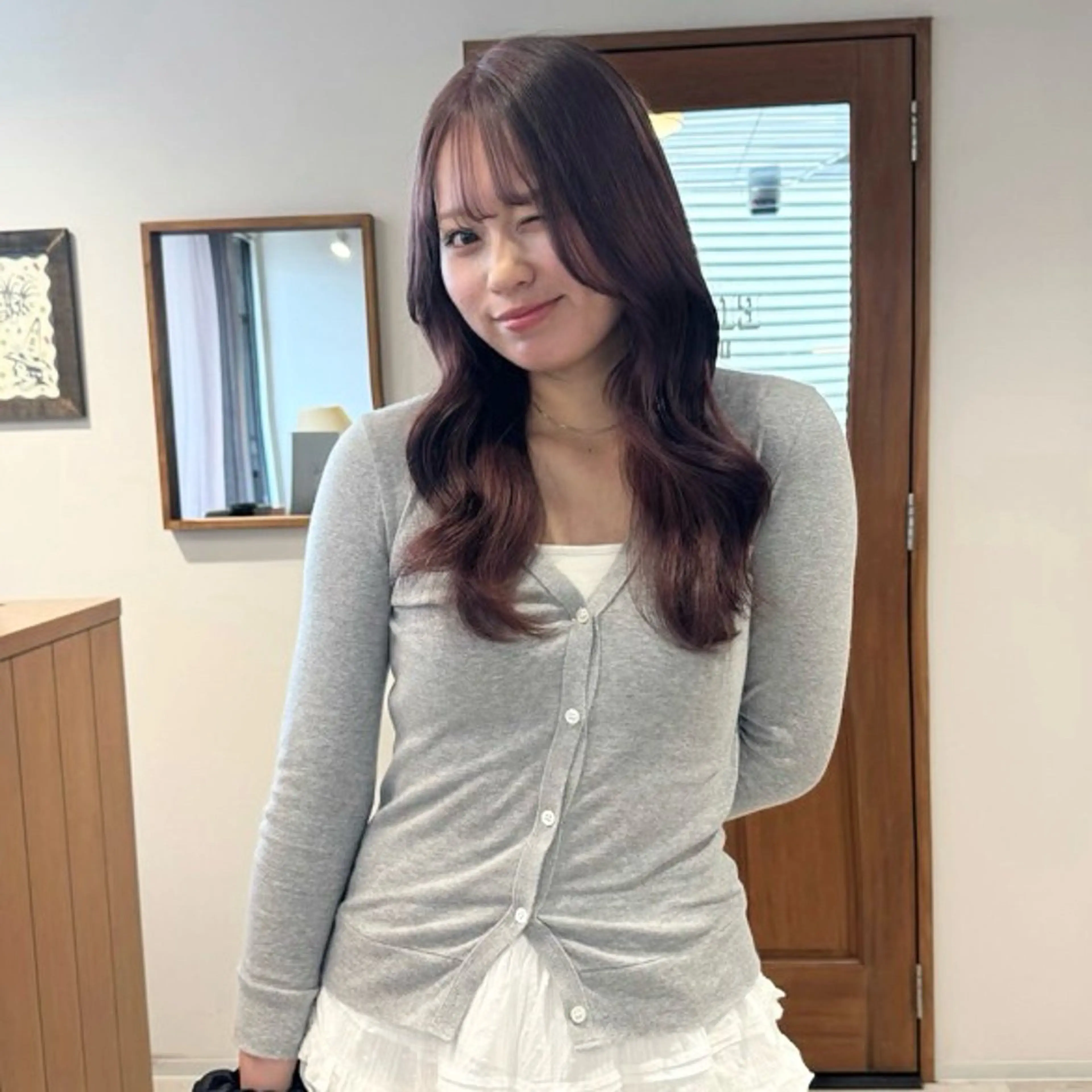 ロング カラー ヘアアレンジ ヘアカラー 山口 摩七斗のヘアスタイル