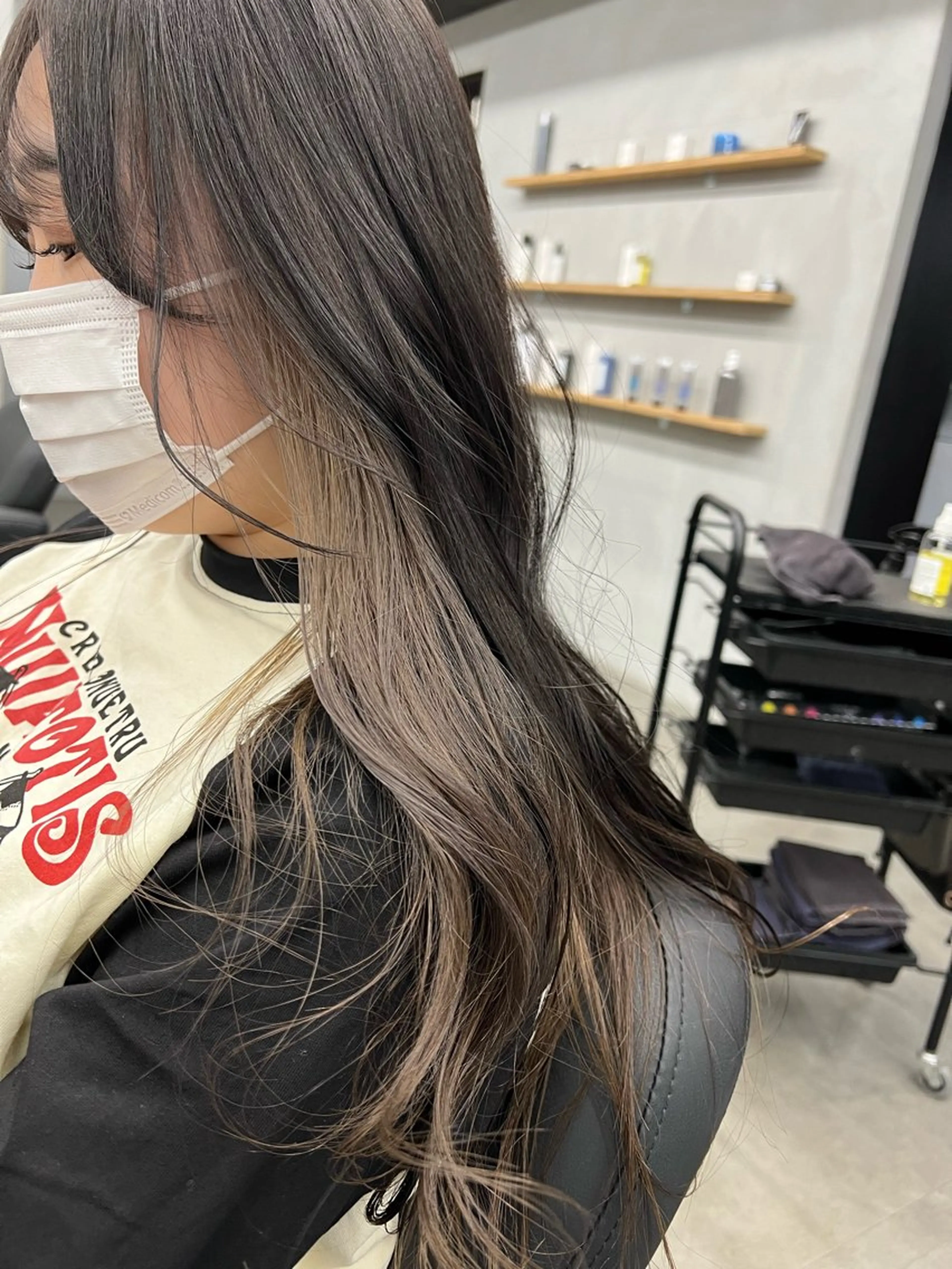 ロング 亀田 泰生のヘアスタイル