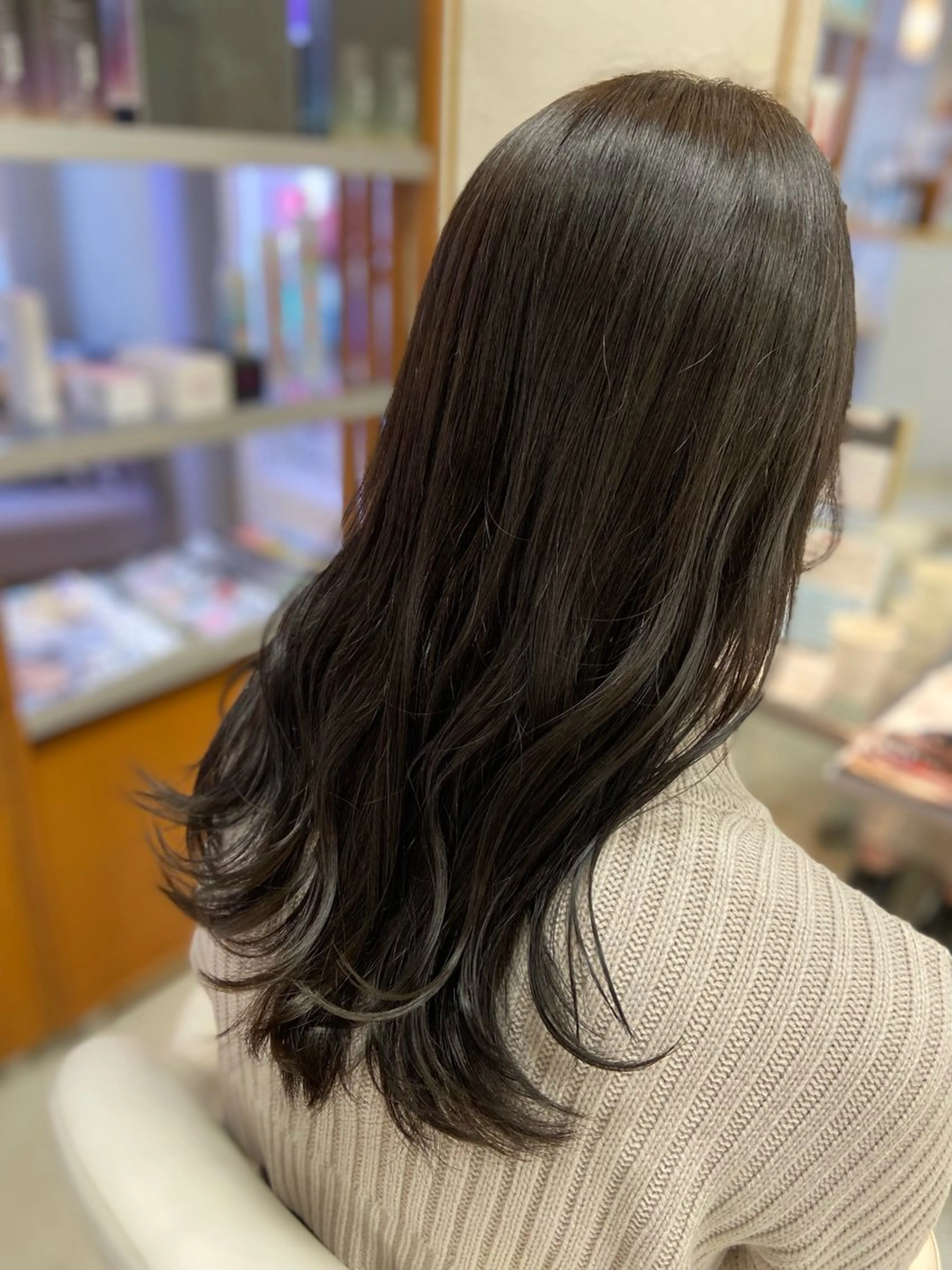 ロング 菊地 美憂のヘアスタイル