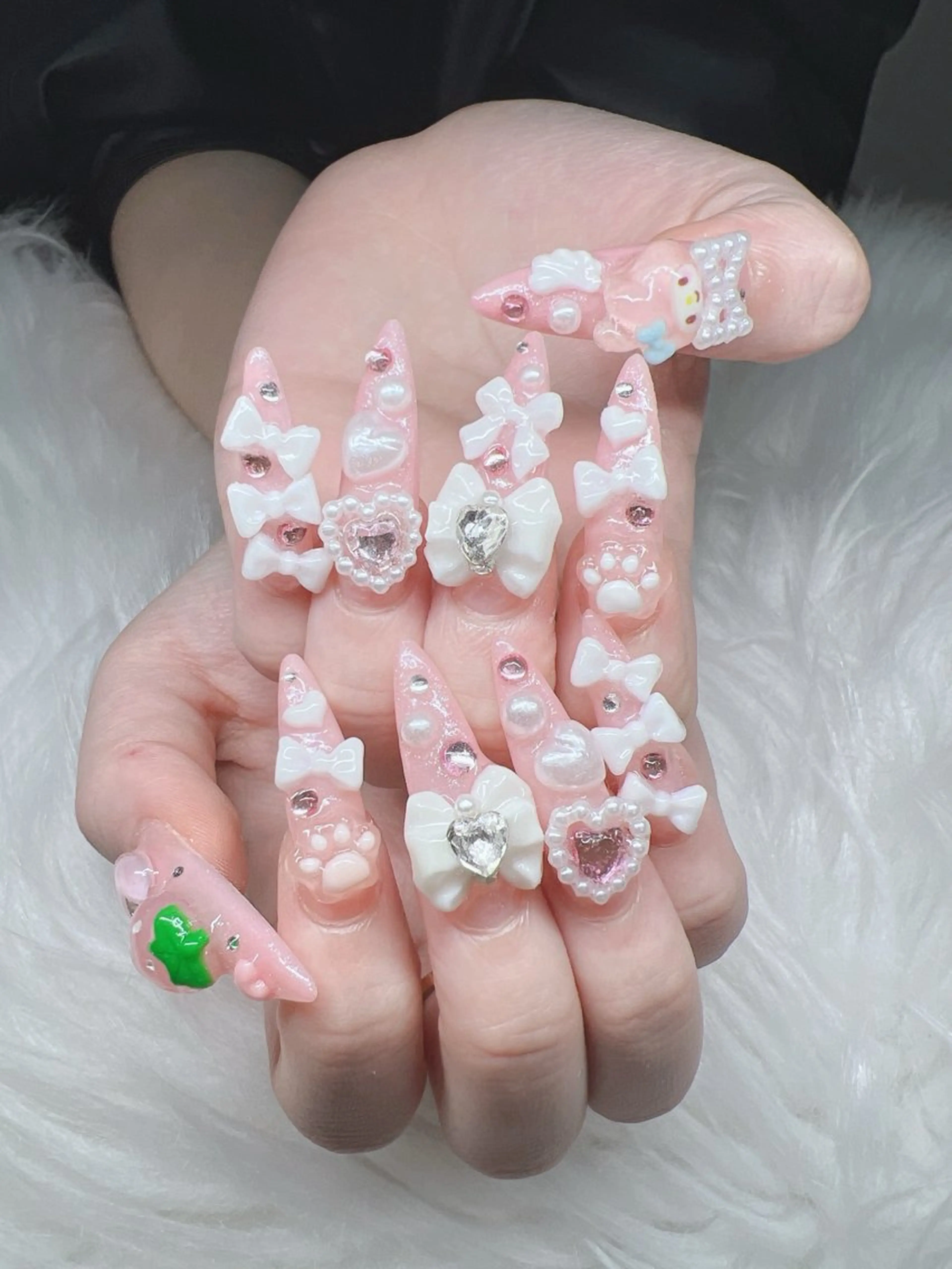 ネイル ハンドネイル Lee Nails チップ長さだし専門店のネイルデザイン