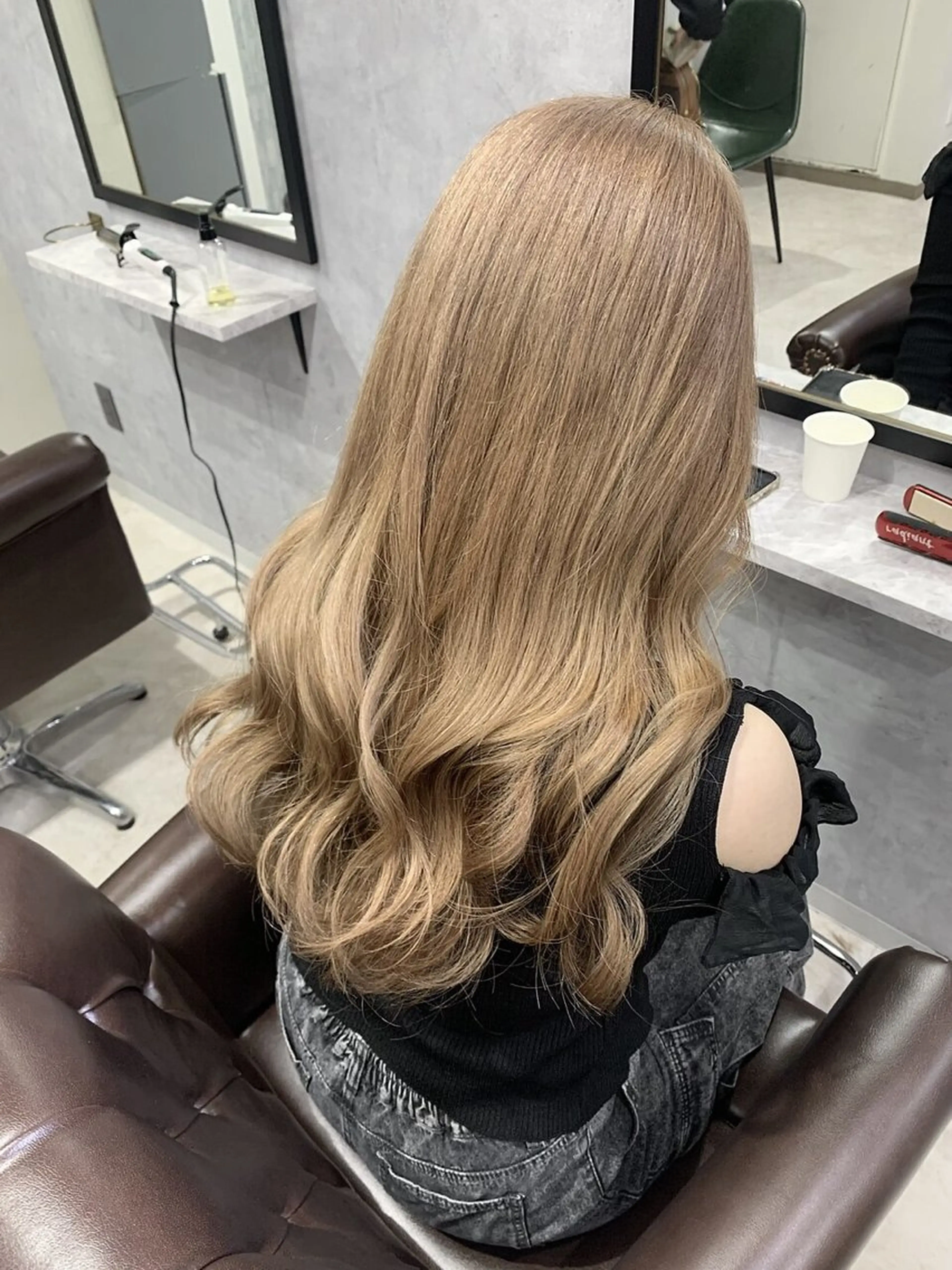 セミロング カラー ヘアカラー トリートメント 池袋/カラー特化🎨 ロング料金なし🩵のヘアスタイル