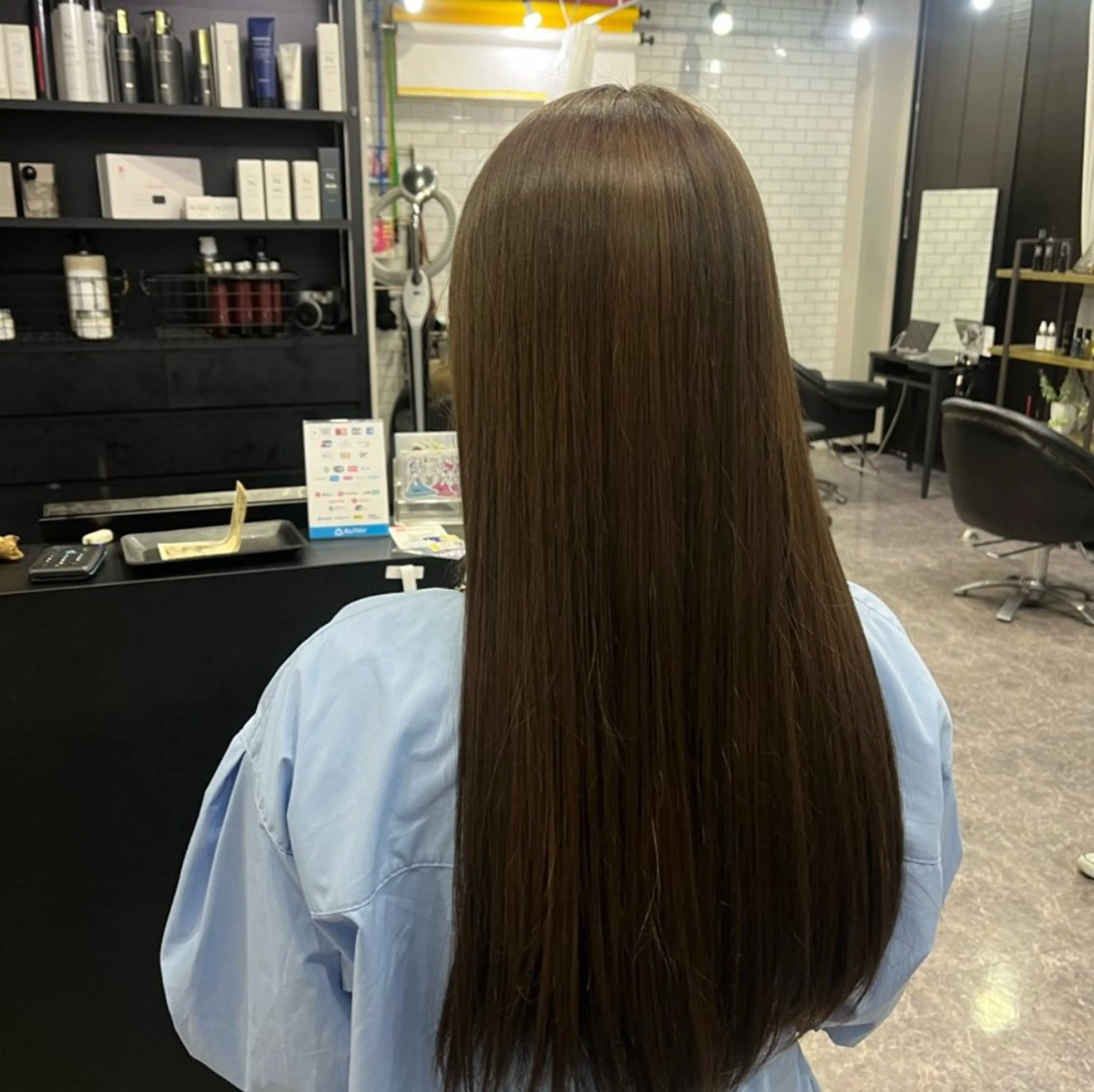 ロング カラー ヘアカラー 友滝 真菜美のヘアスタイル