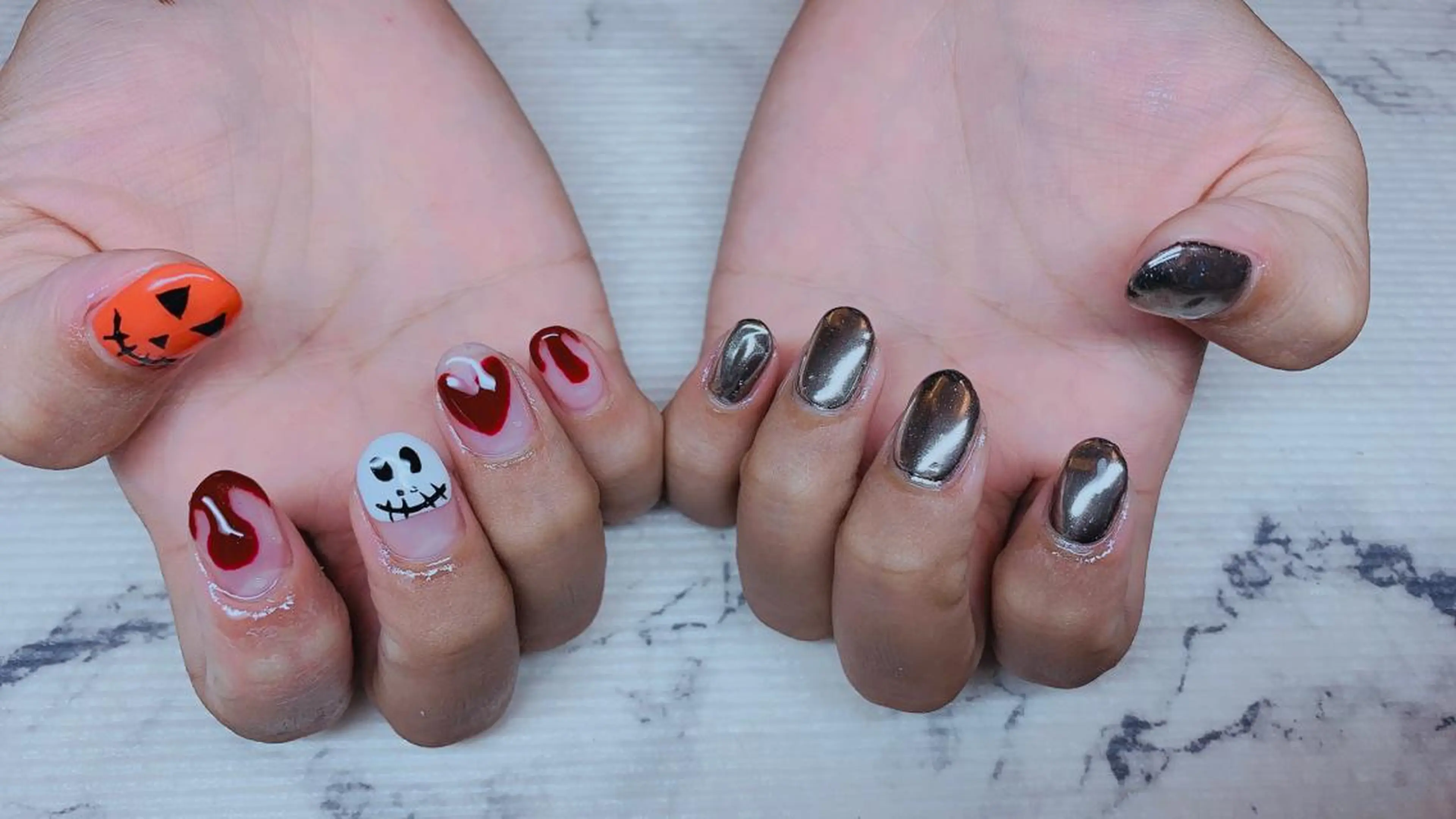 ネイル ハロウィン 持ち込み 金山 沙織のエステ・リラクイメージ