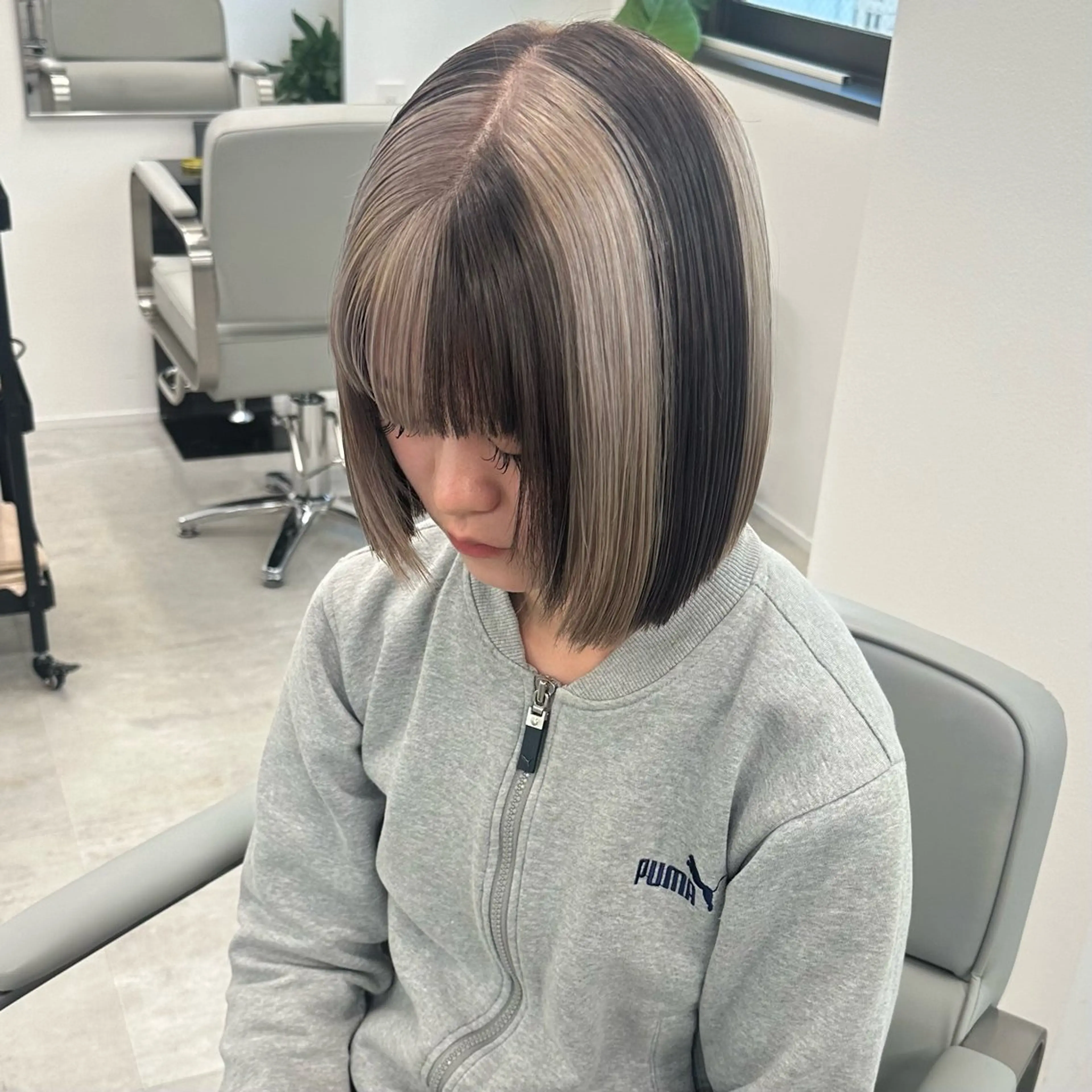 ミディアム カラー ヘアカラー REAL 心斎橋所属・ブリーチ/ベージュ /ピンク🦋ナツミのヘアスタイル