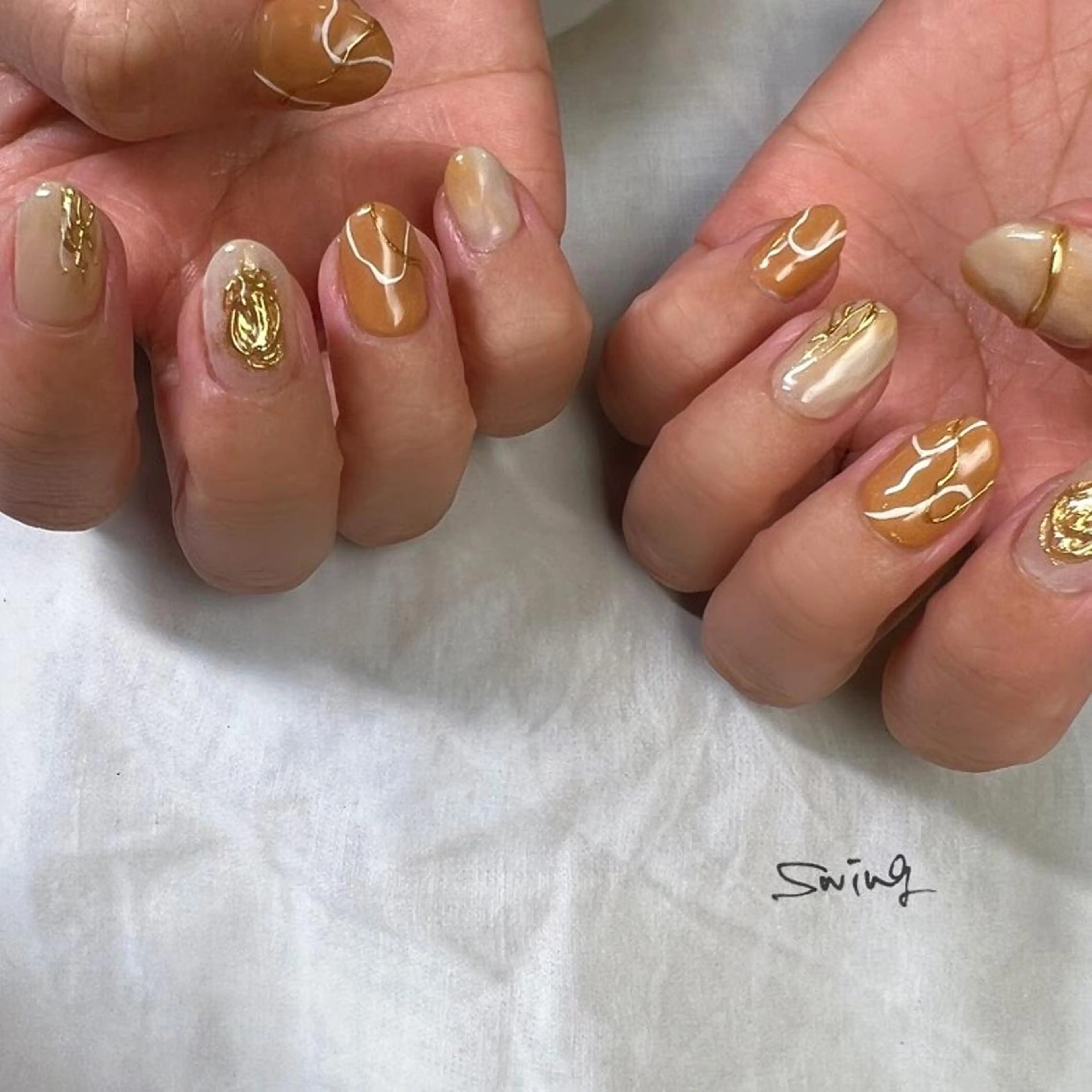 ネイル ニュアンスネイル SWING Nail Salon所属・Yoshida Takakoのネイルデザイン