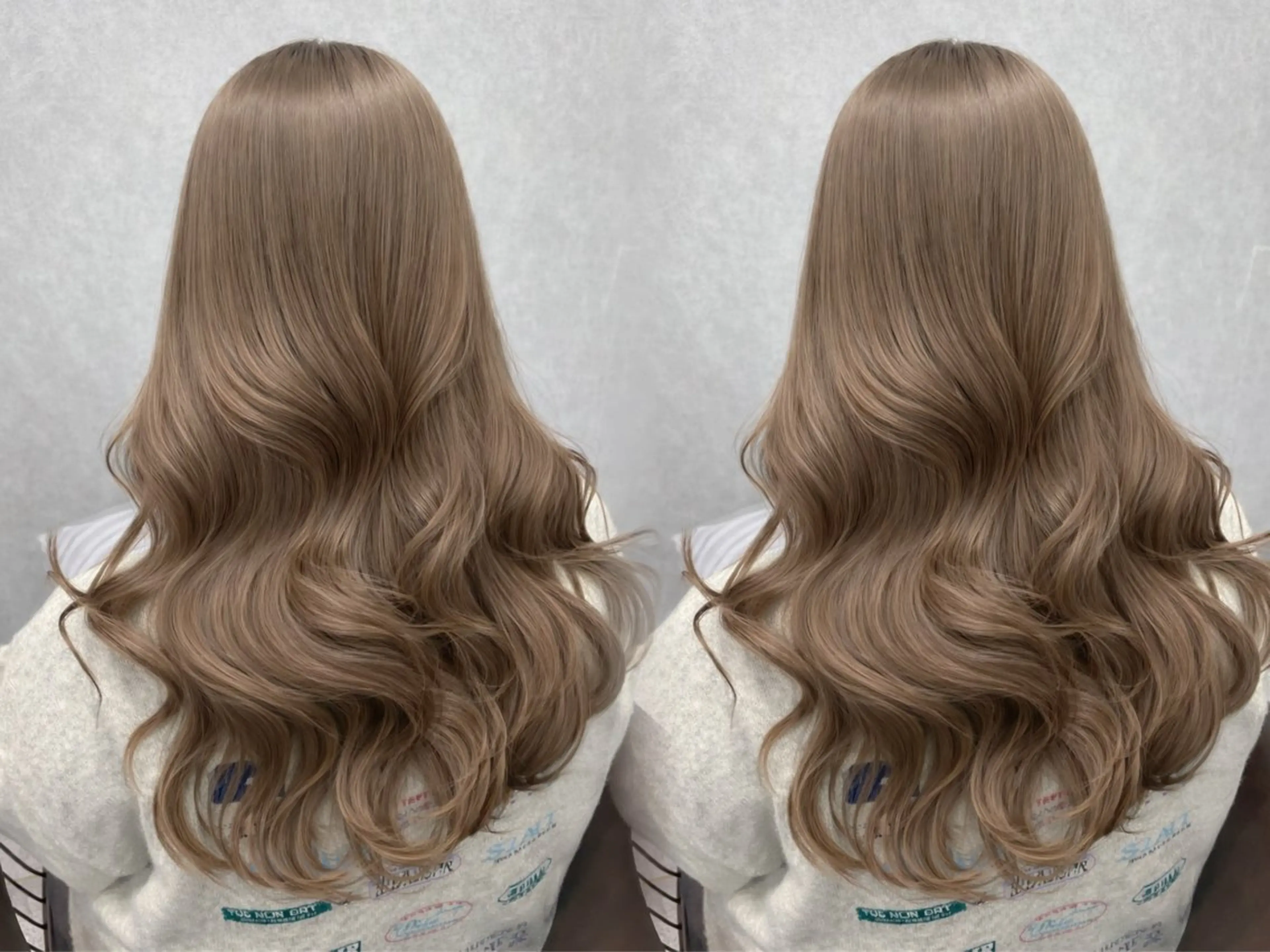 セミロング カラー カット ヘアカラー トリートメント ダブルカラー 韓国レイヤーKYONのヘアスタイル