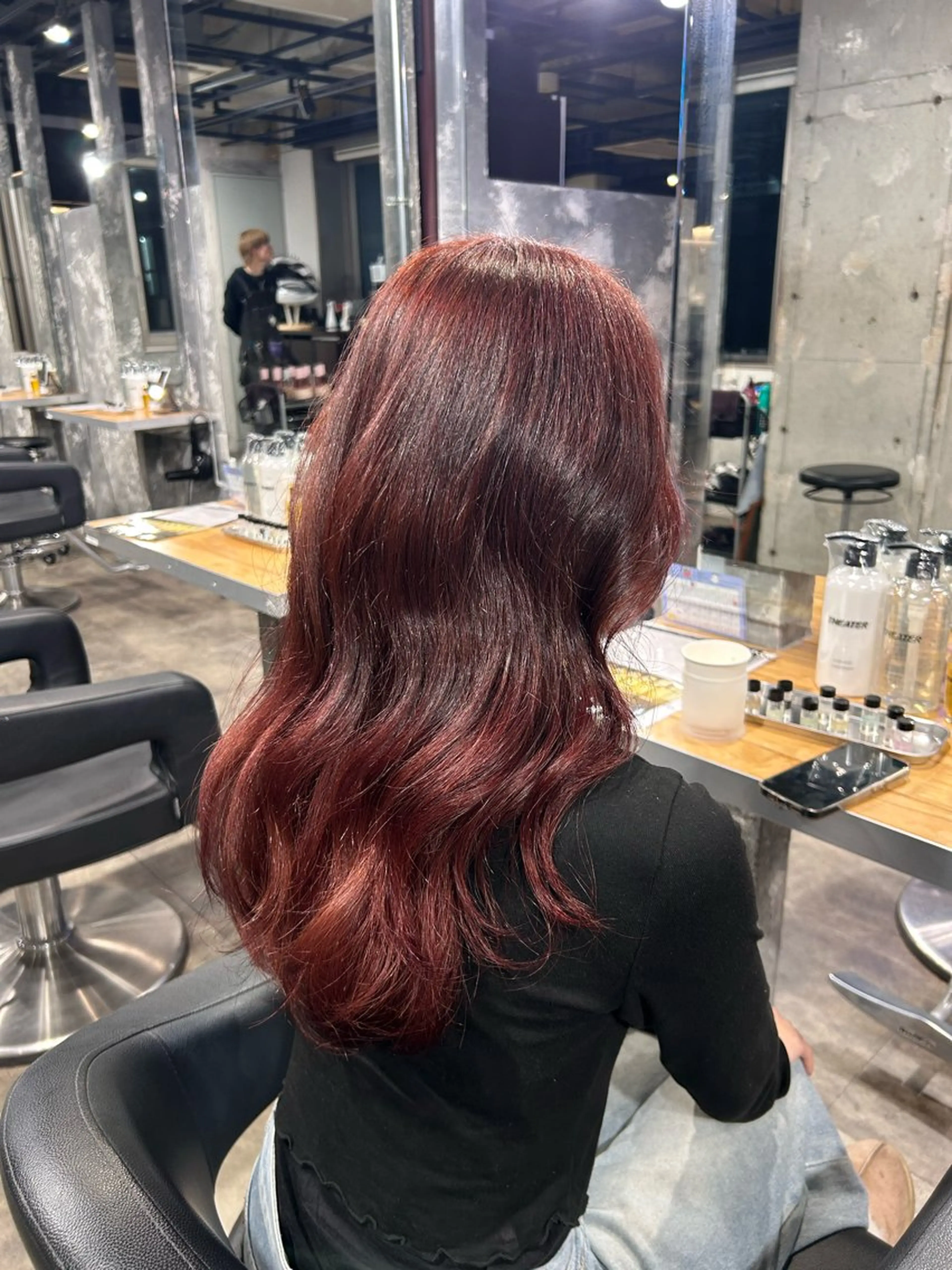 ロング カラー ヘアカラー モデル募集💙韓国 スタイル💙亜子のヘアスタイル