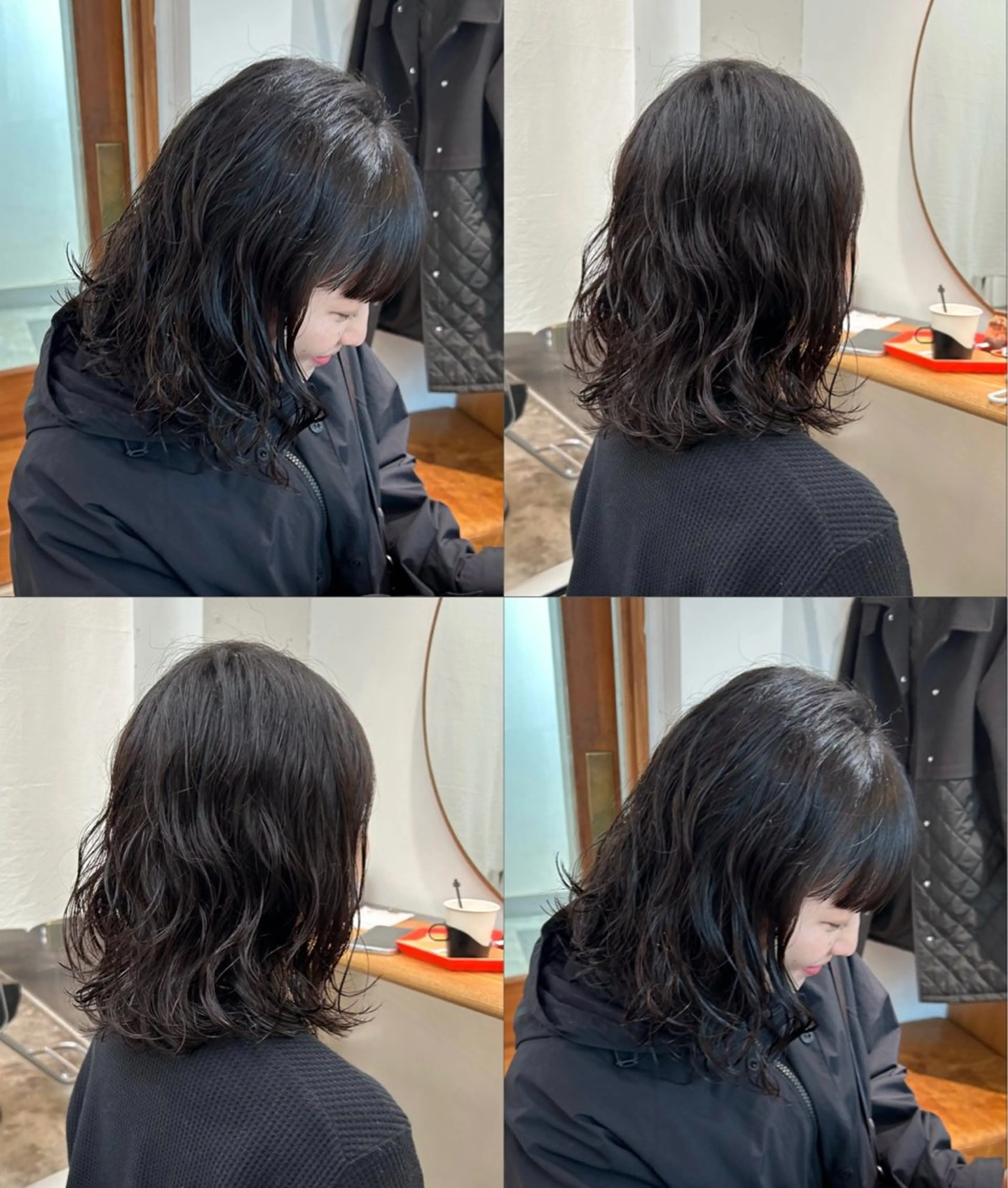 セミロング パーマ カット パーマ ENIEN MAKE’S 立川所属・ミカ🌟パーマ/ ニュアンスパーマのヘアスタイル