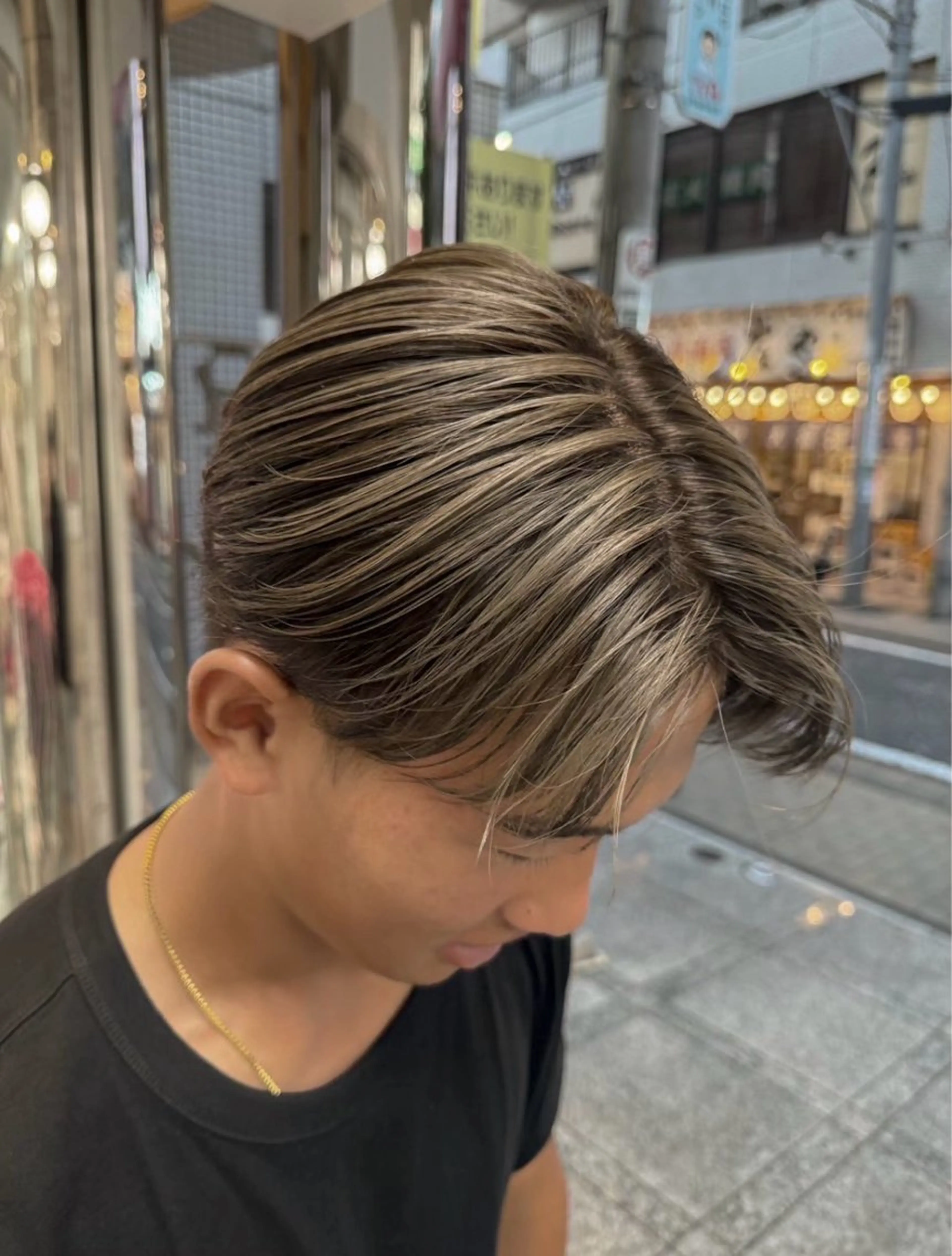 ショート カラー ハイライトカラー ハイライト ヘアカラー メンズカット/ 特殊パーマ/haruのヘアスタイル