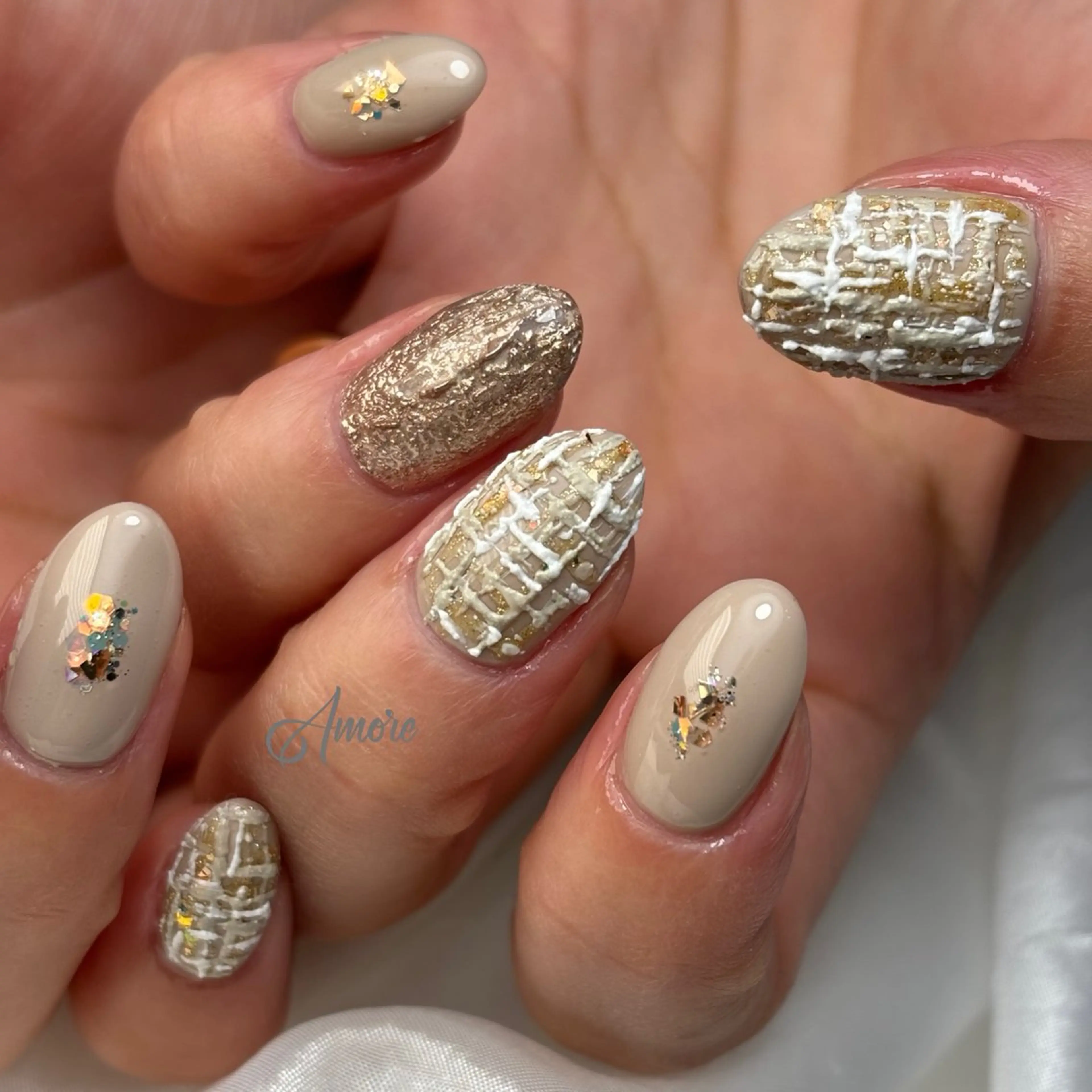 ネイル ジェルネイル キラキラネイル 韓国ネイル マグネットネイル パラジェル You kyehwaのネイルデザイン