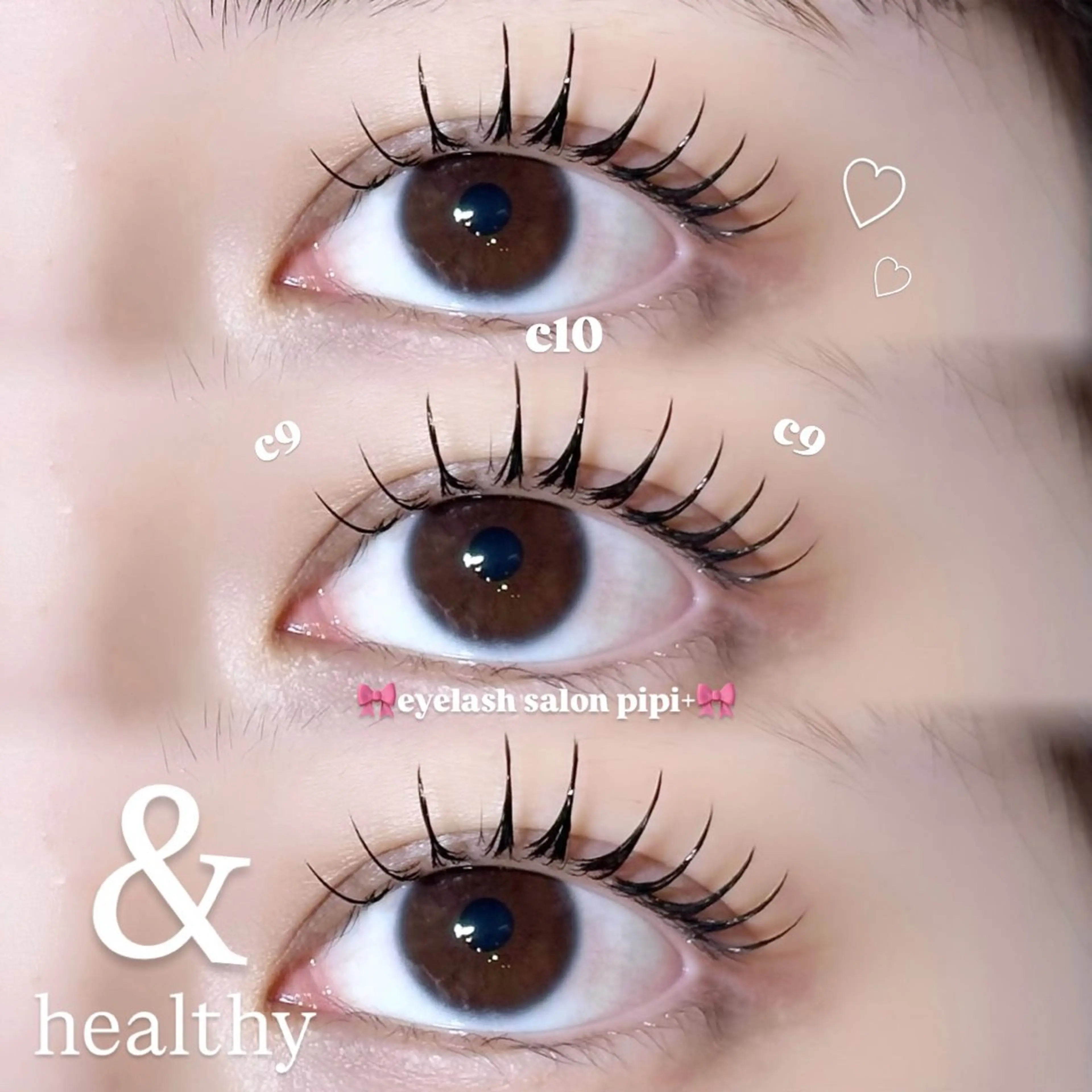 アンドヘルシー100本❣️エクステ装着後にパーマをかける新技術です✨の写真