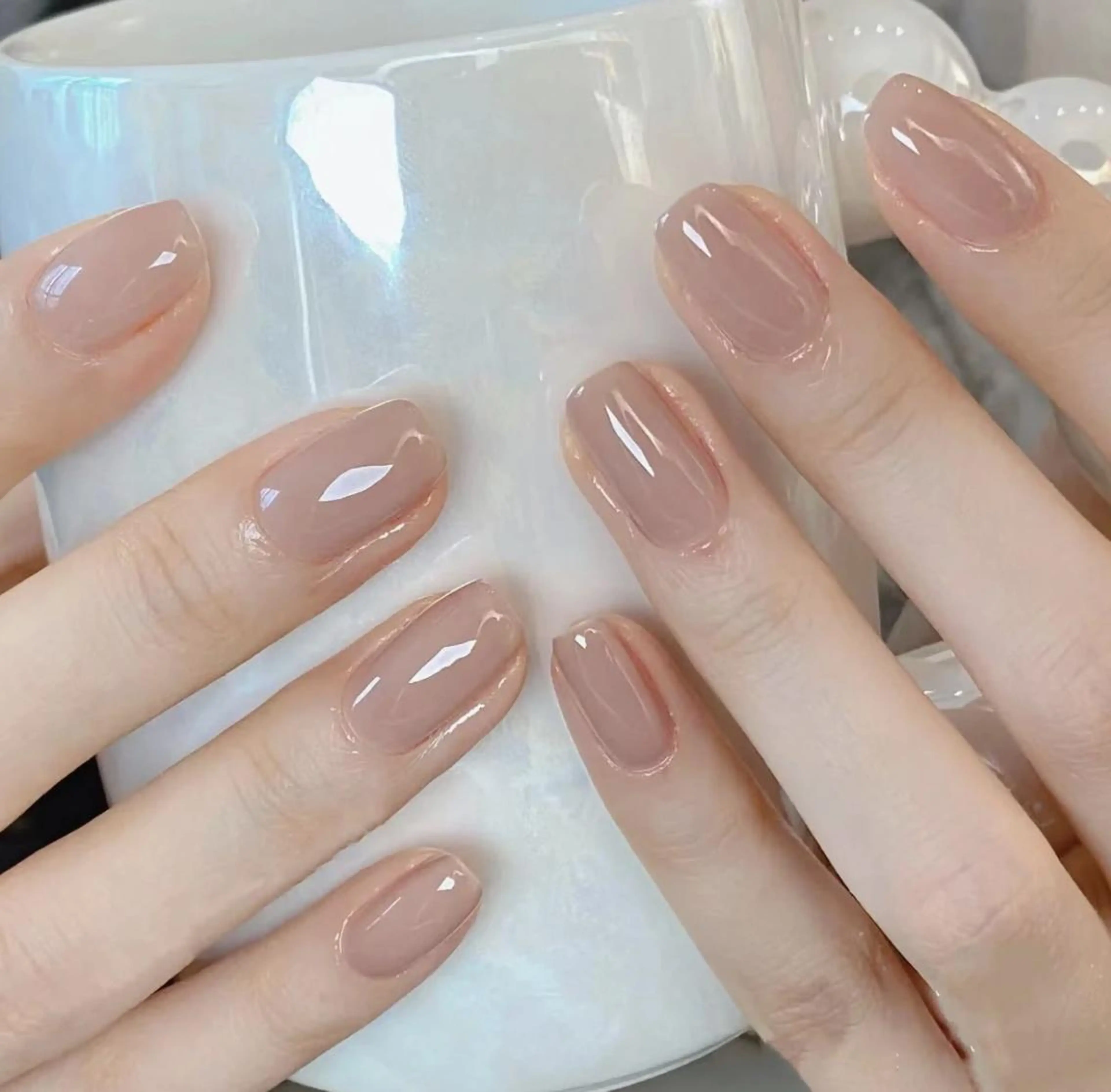 ネイル ラメ(グリッター) ラメグラデーション ワンカラーネイル Queens ciciのネイルデザイン