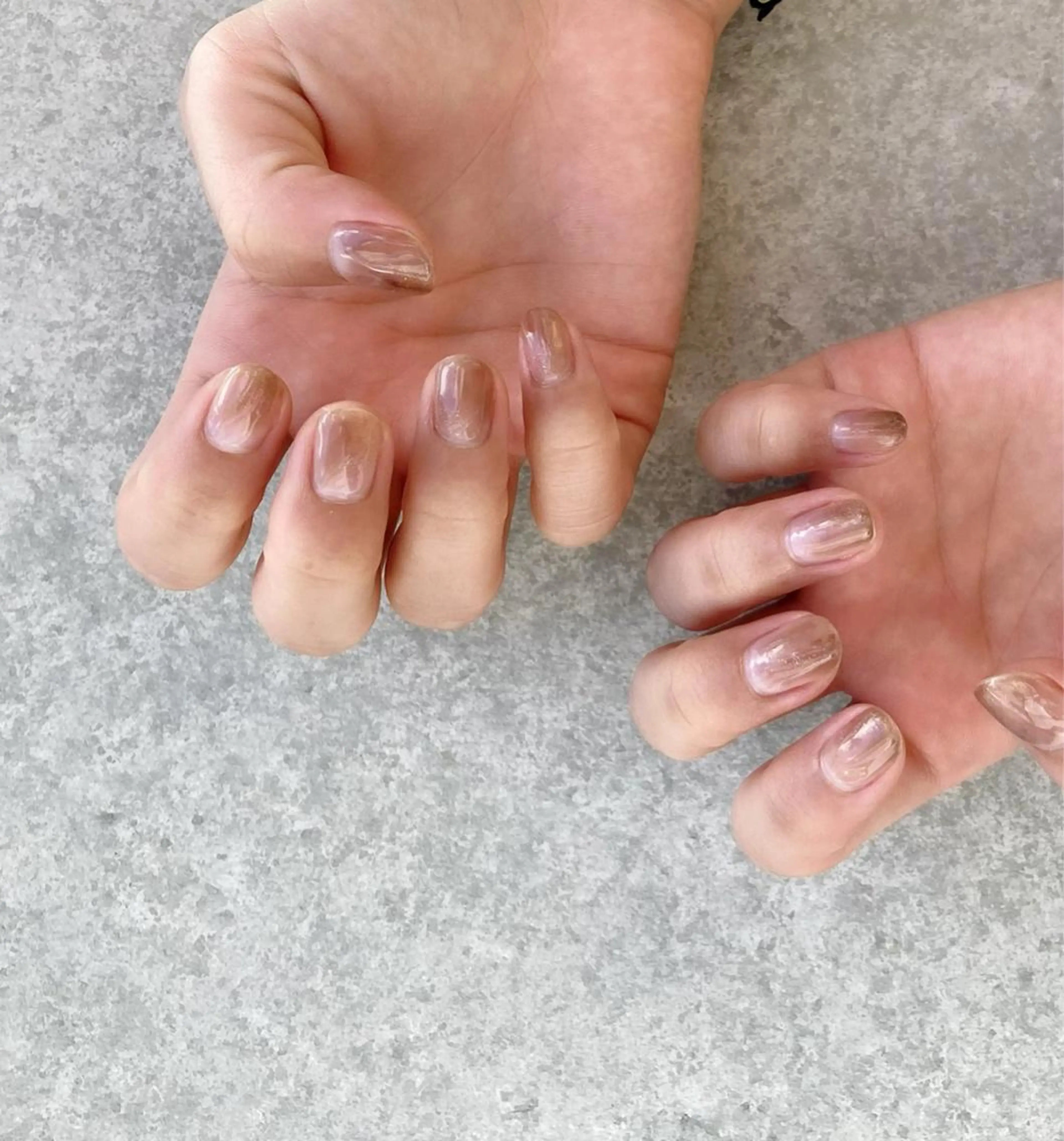 ネイル アートネイル 長さ出し ジェルネイル マットネイル ミラーネイル ハンドネイル nail salon Soeurのネイルデザイン