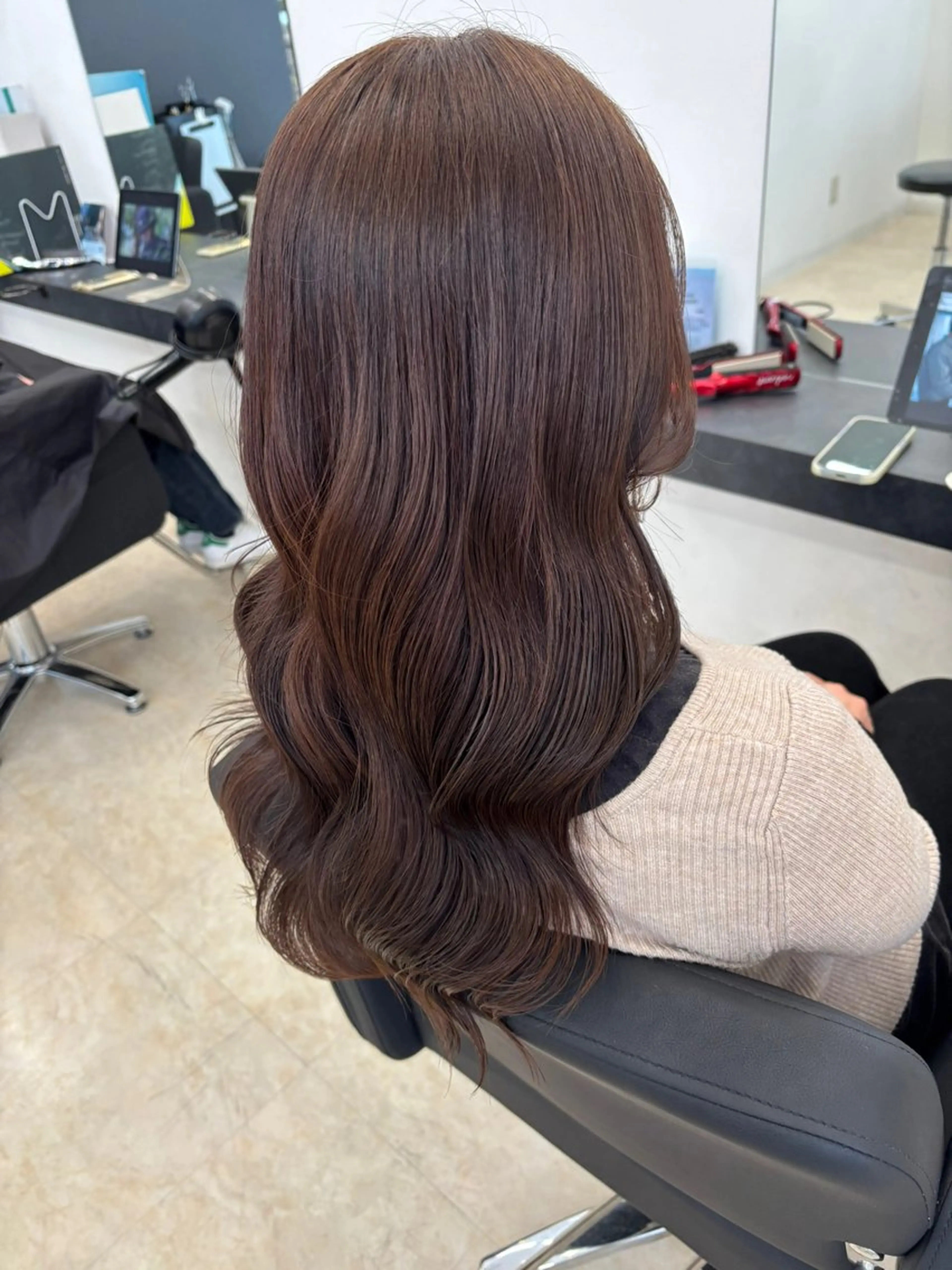 ロング カラー カット ヘアカラー トリートメント 山下 京華 🌷のヘアスタイル