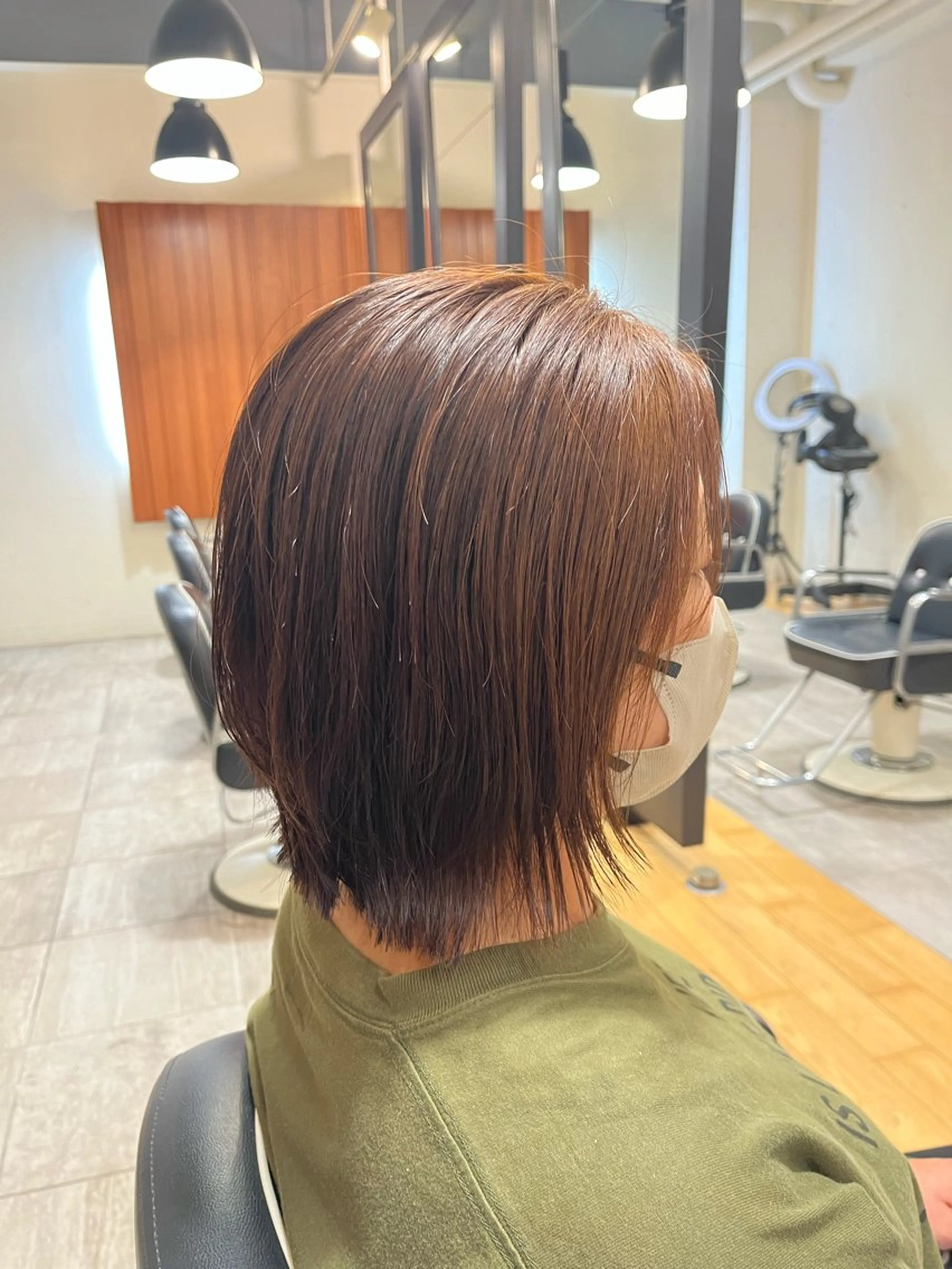 ショート くびれヘア 西田 夏望のヘアスタイル