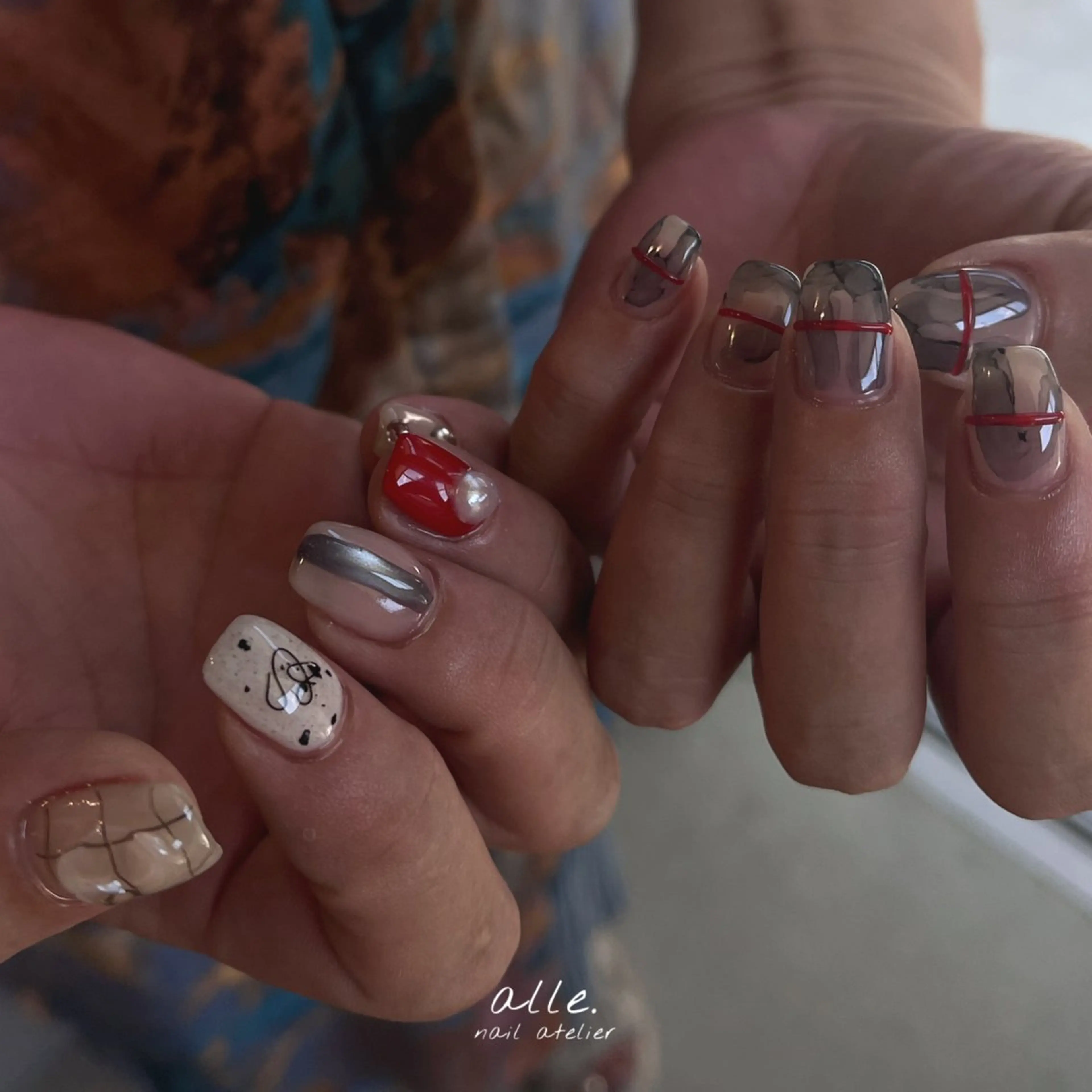 ネイル ハンドネイル atelier alle.のネイルデザイン