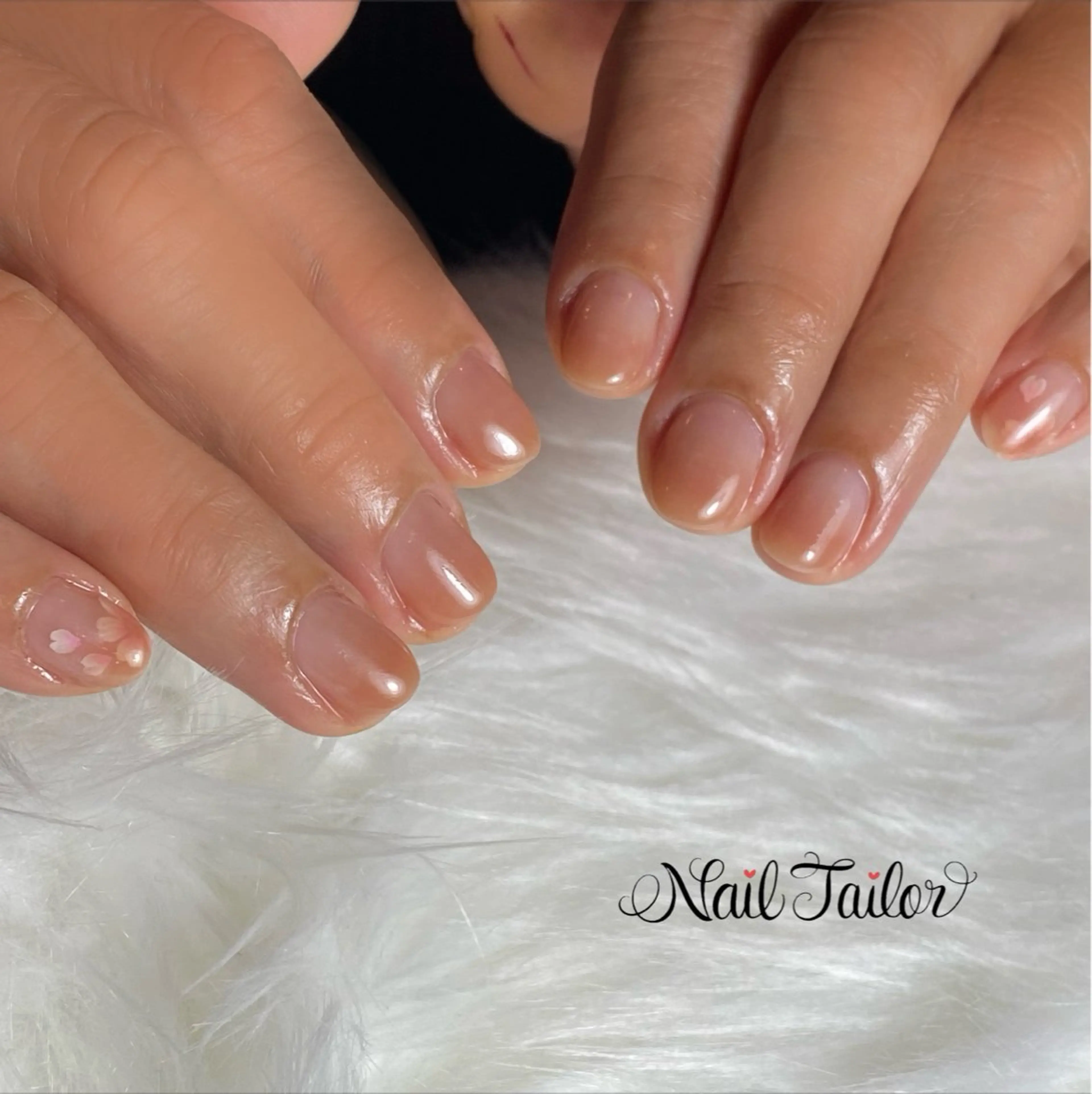ネイル アートネイル 桜ネイル フラワーネイル ジェルネイル グラデーション ハンドネイル 〜Nail Tailor〜　ネイルテイラー所属・NailTailor ネイルテイラーのネイルデザイン