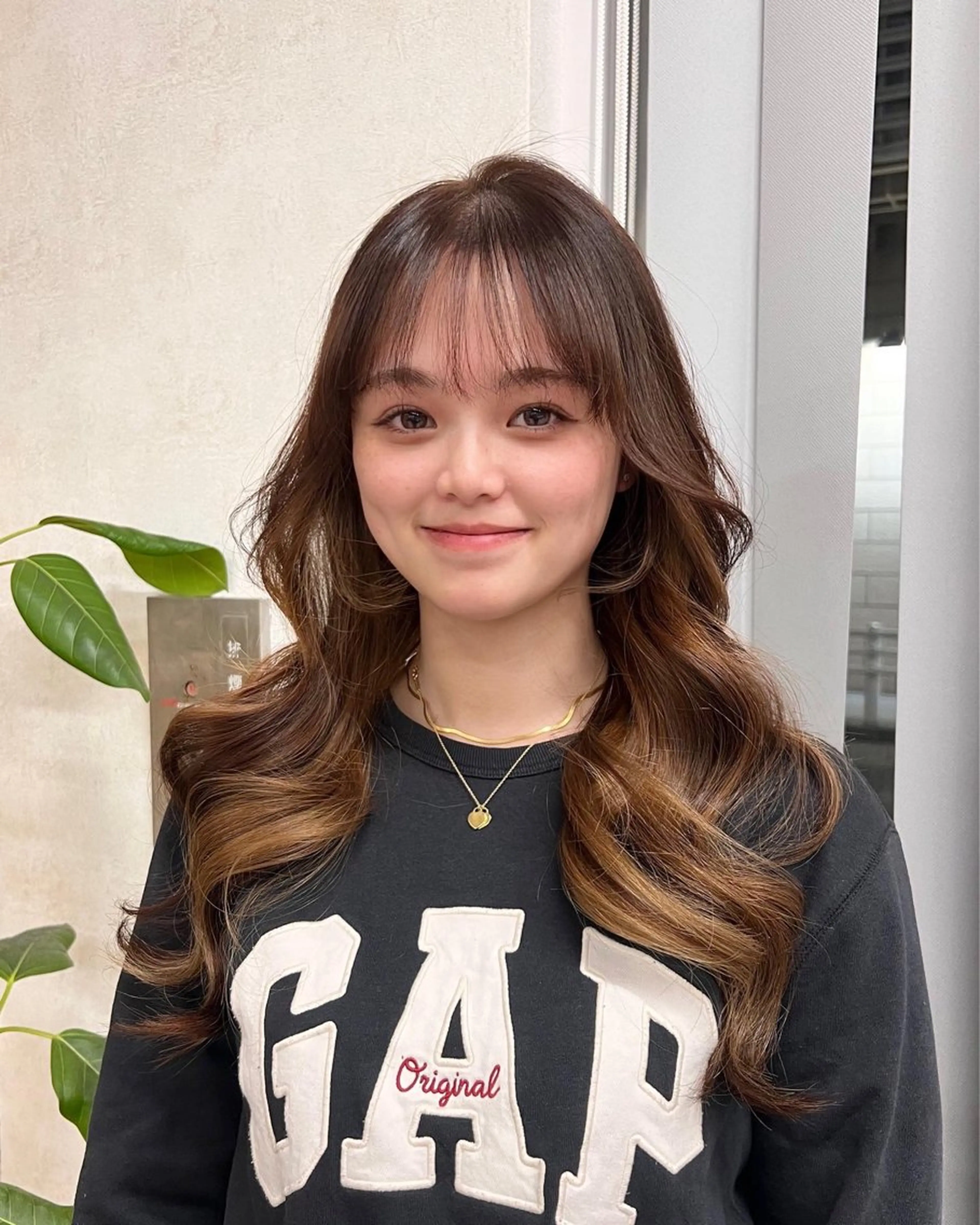 ロング カット ヘアカラー トリートメント 髪質改善/ブリーチ ツヤ髪/shiinaのヘアスタイル