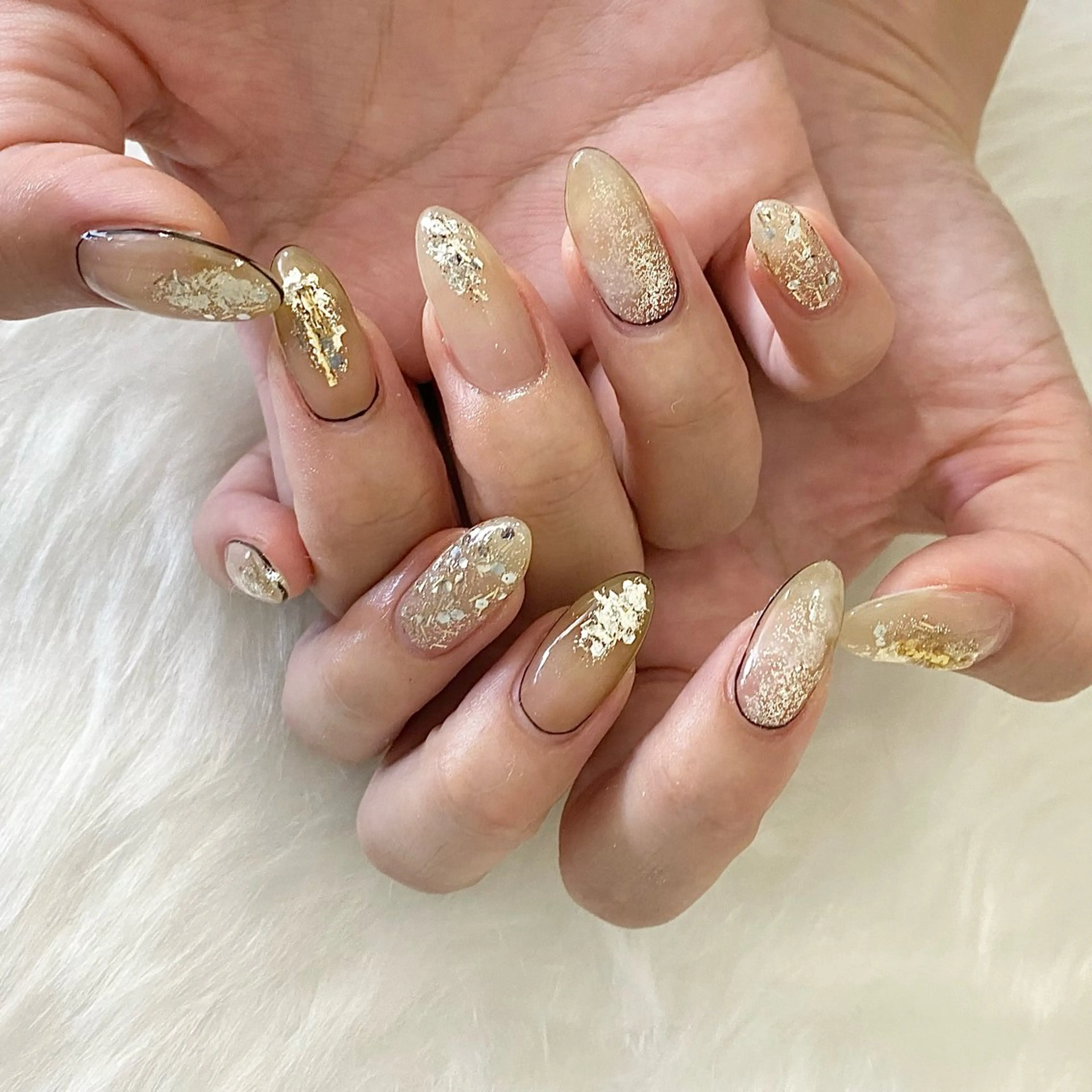 ネイル ハンドネイル Ray. ／綺麗目ニュアンスのネイルデザイン