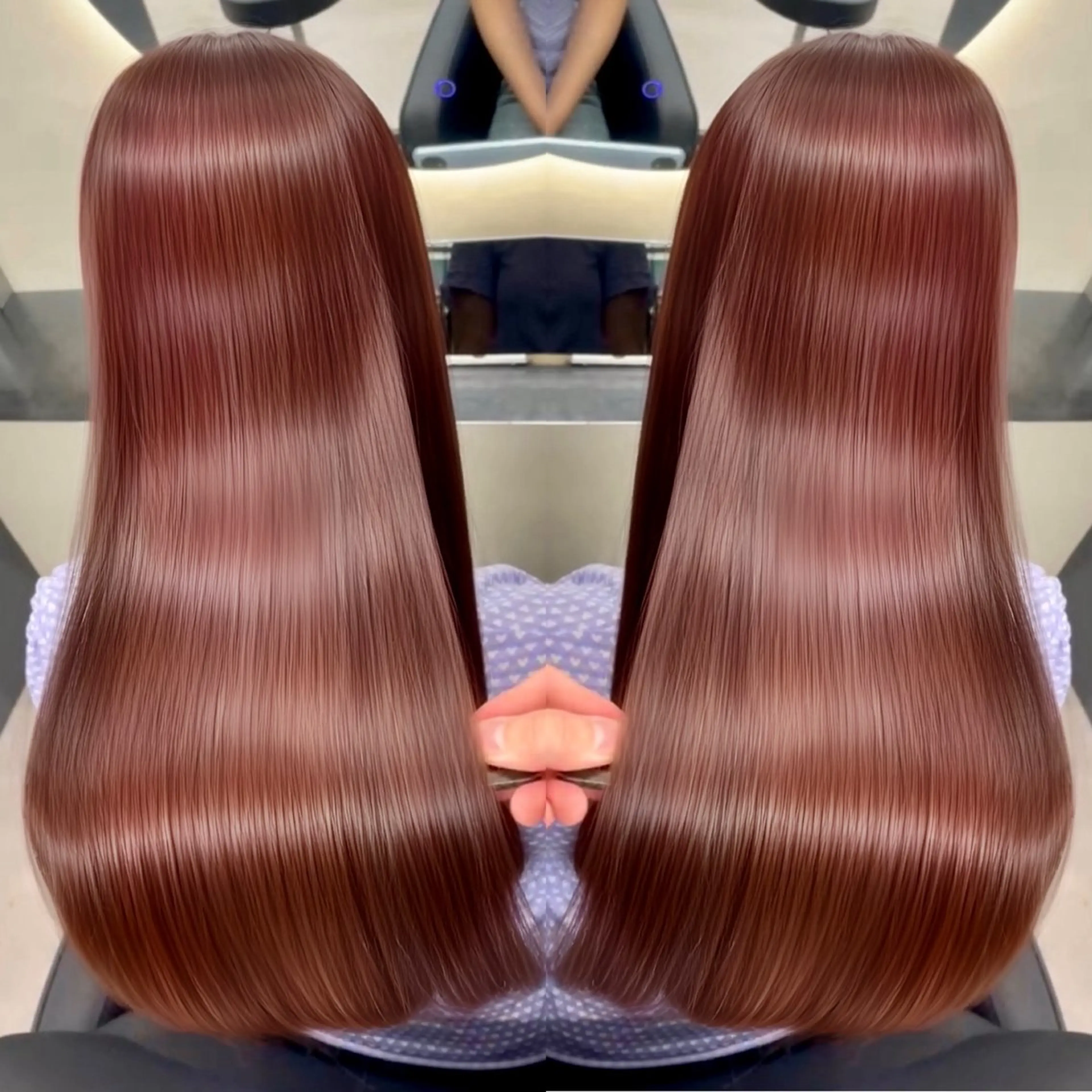 🌈ミニモ限定🌈ミニモ限定クーポン 美髪矯正+ULTOWAトリートメント メンテカット 髪のデトックストリートメント付の写真