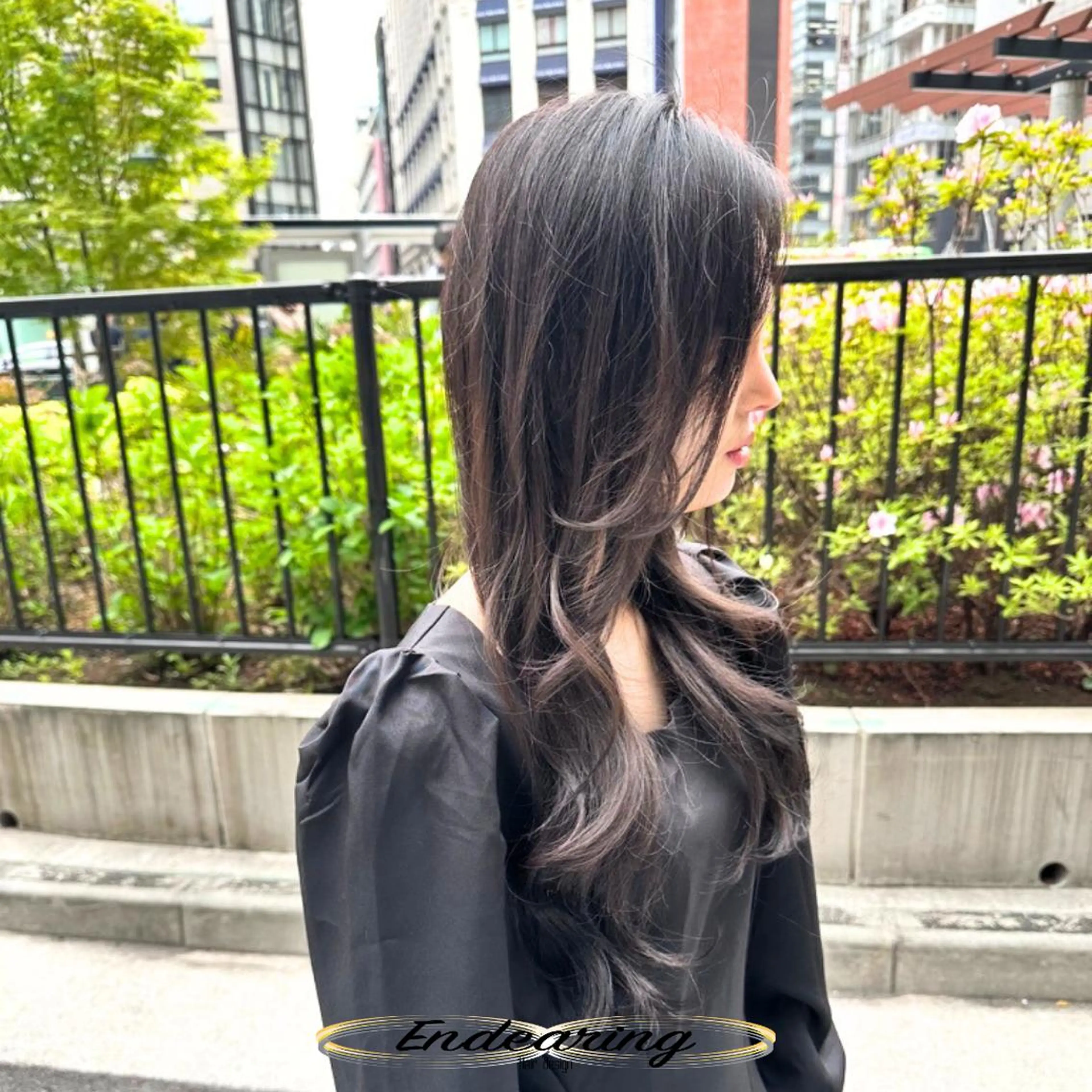 ロング 韓国風ヘア レイヤーカット 似合わせカット カット ヘアカラー Endearing 銀座/YOKOのヘアスタイル