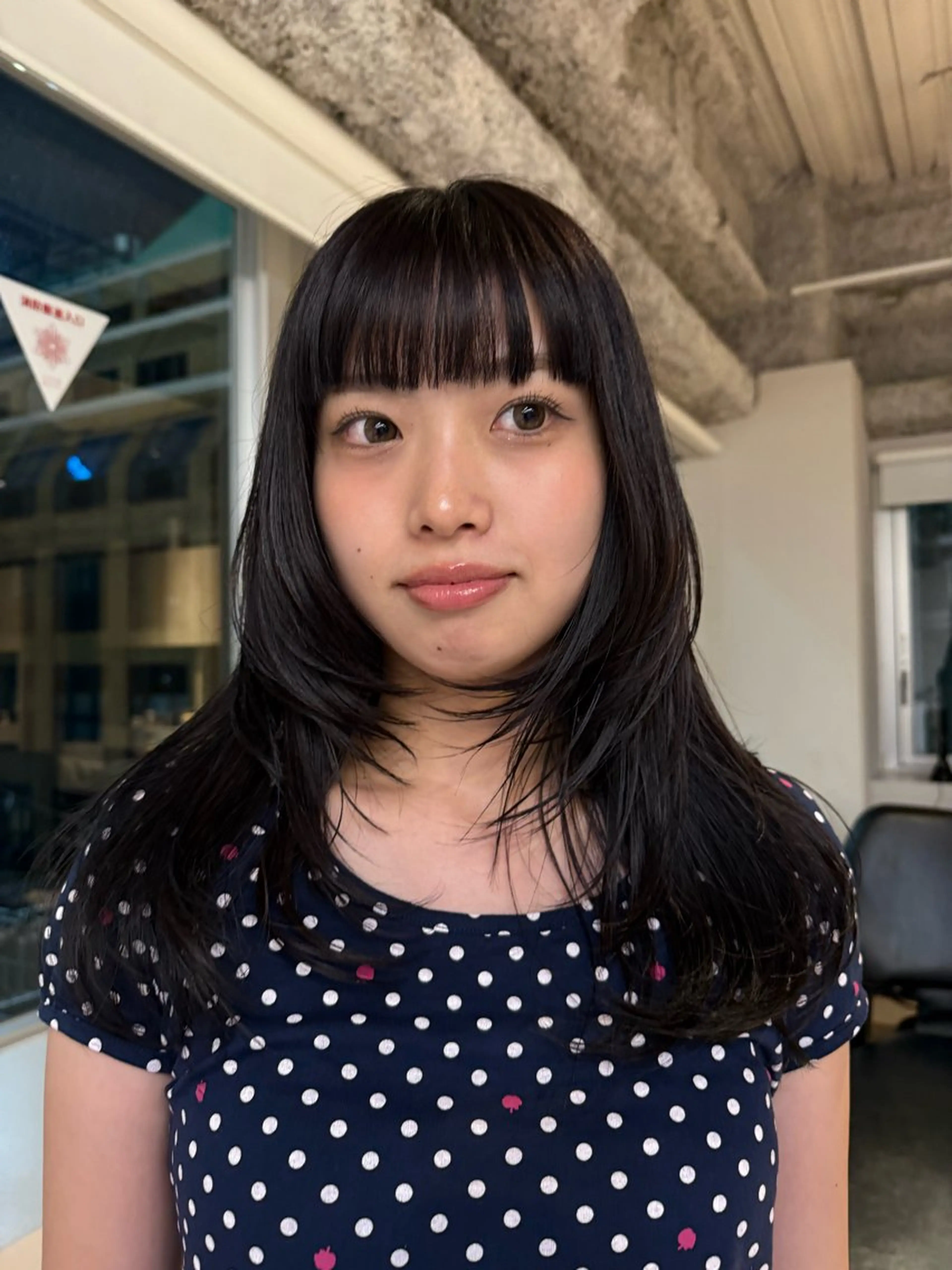 ミディアム ヘアカラー やはらりの/ 透明感カラー‎のヘアスタイル