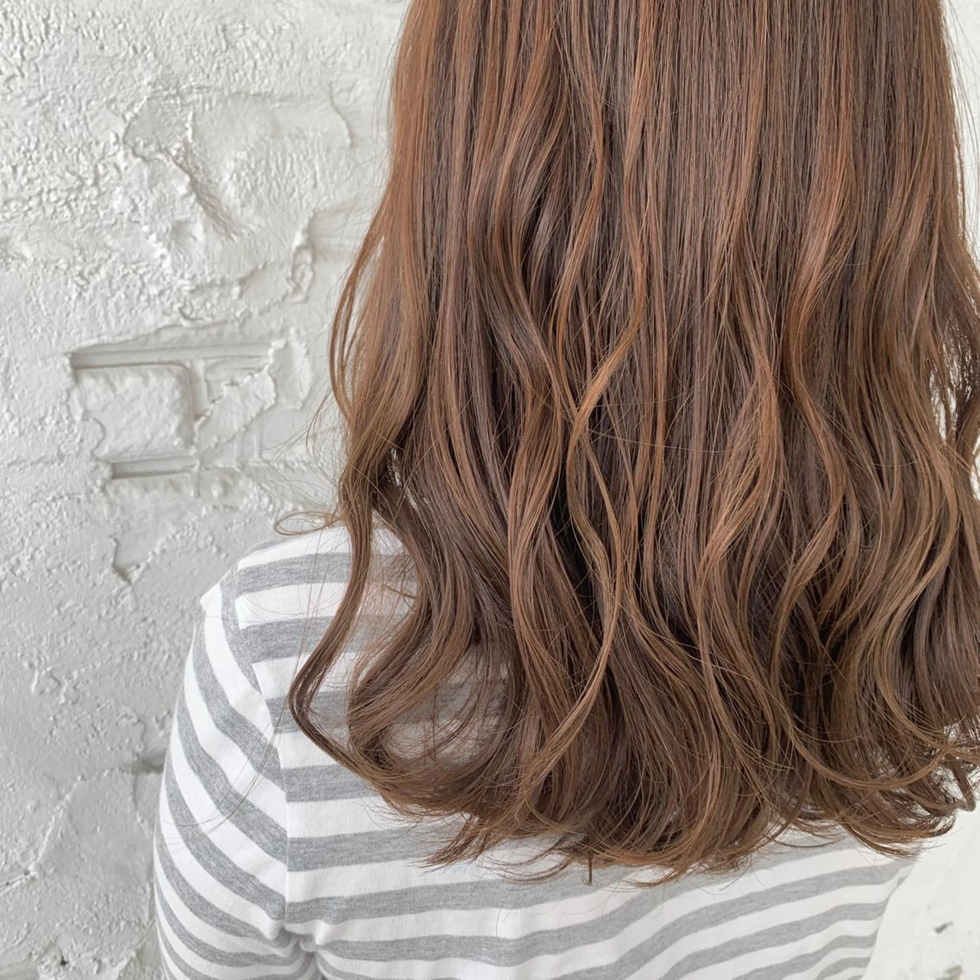 セミロング カラー 【髪質改善】 夏目結以のヘアスタイル