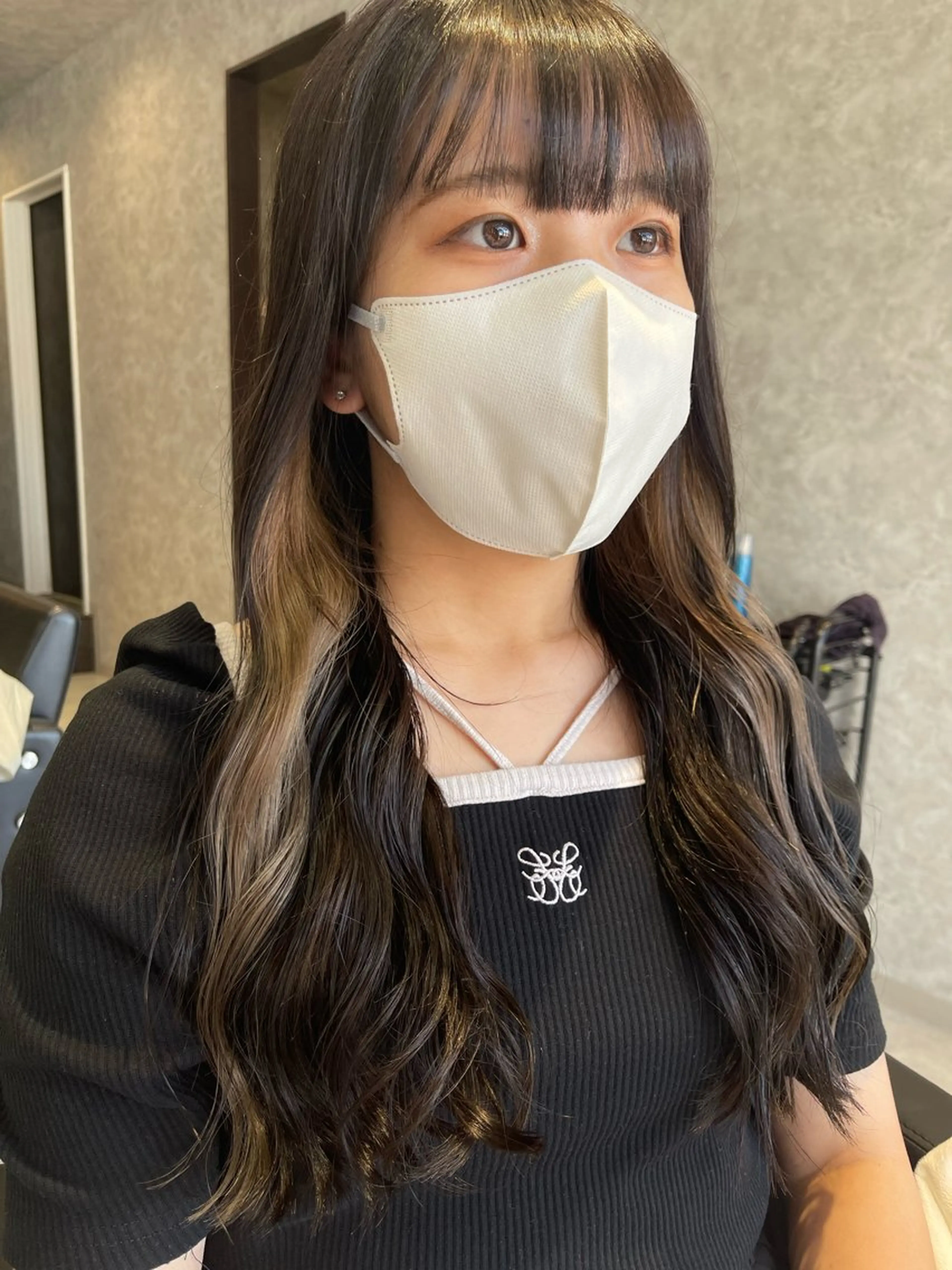 ロング ヘアカラー ハイトーン ／ レイヤー/吉田陸斗のヘアスタイル