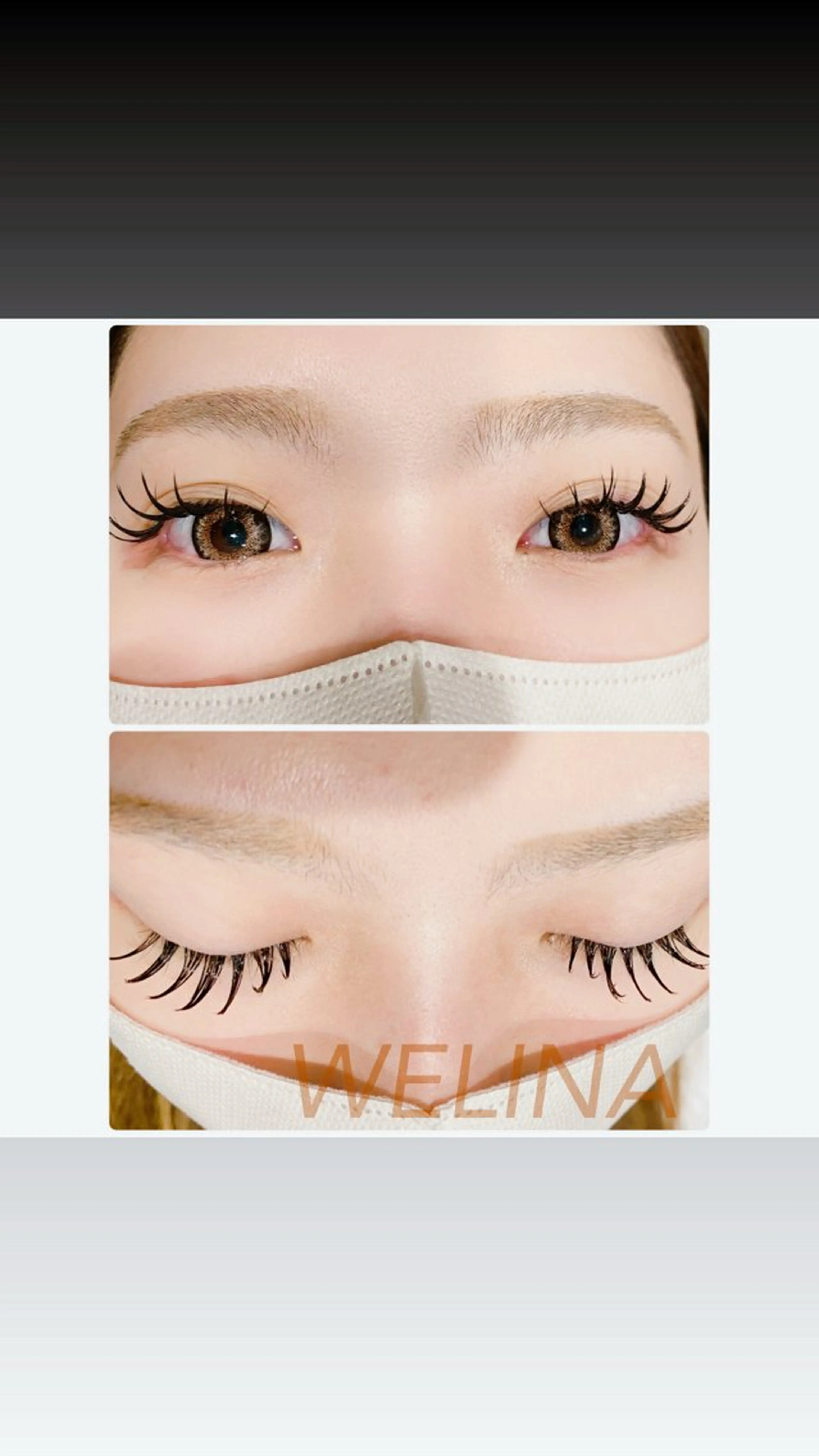 マツエク・マツパ フラットラッシュ ＷＥＬＩＮＡ YOSHIMIのマツエク・マツパデザイン